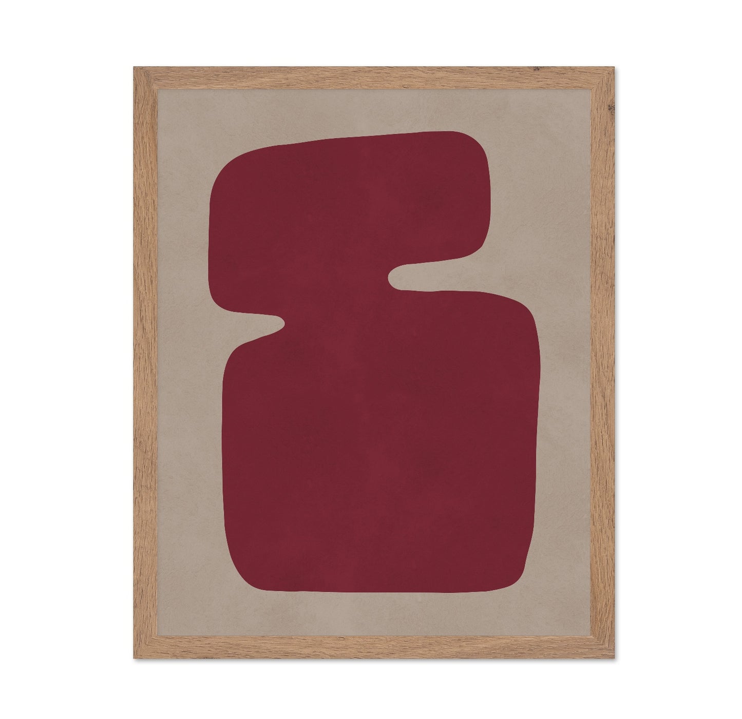 Red Organic Shape No1