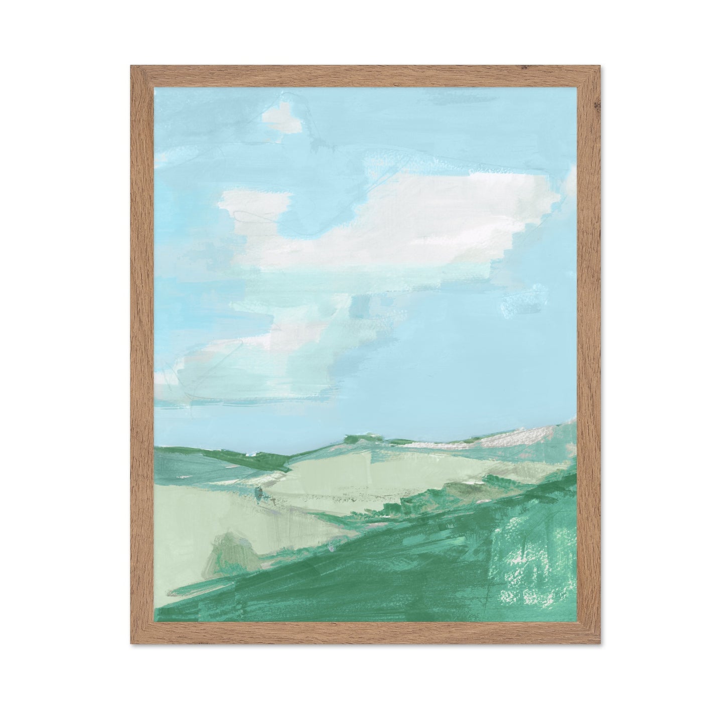 Soft Blue Landscape