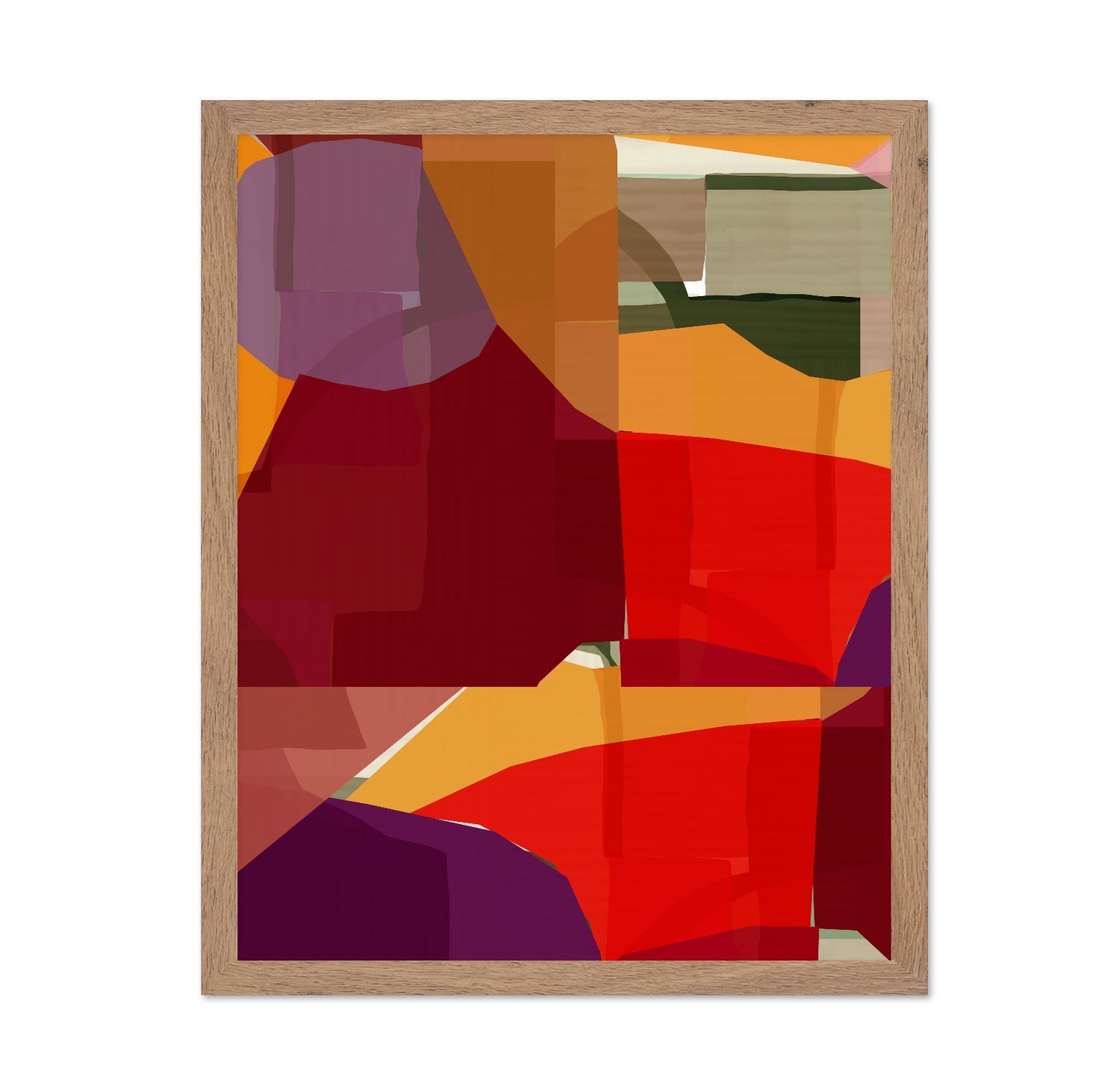 Bold Abstract Layers No2