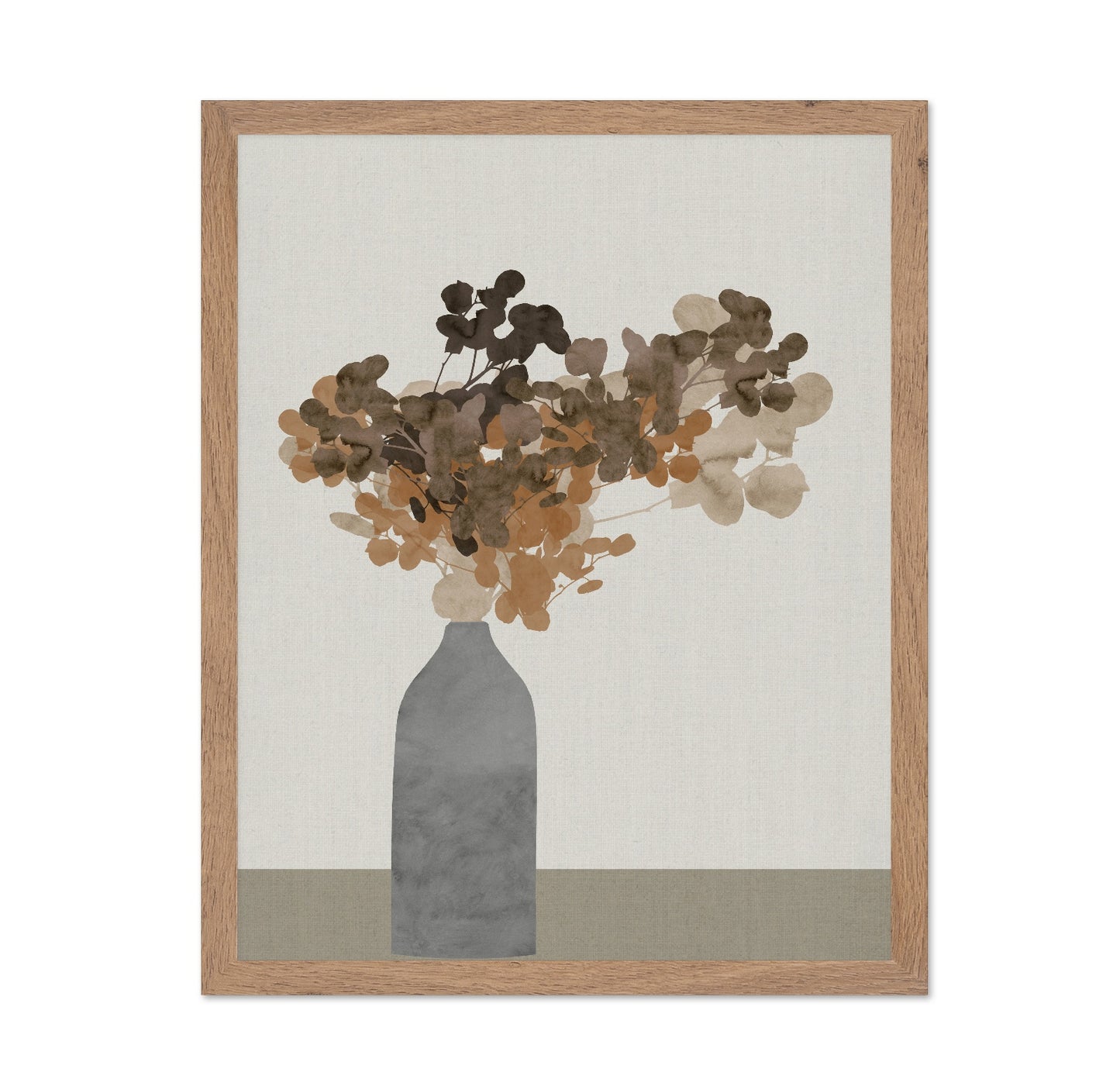 Neutral Floral Vase