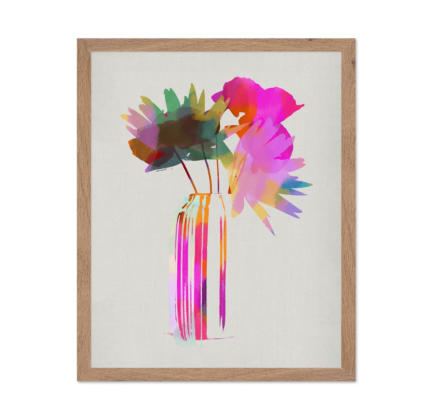 Color Splash Floral Vase