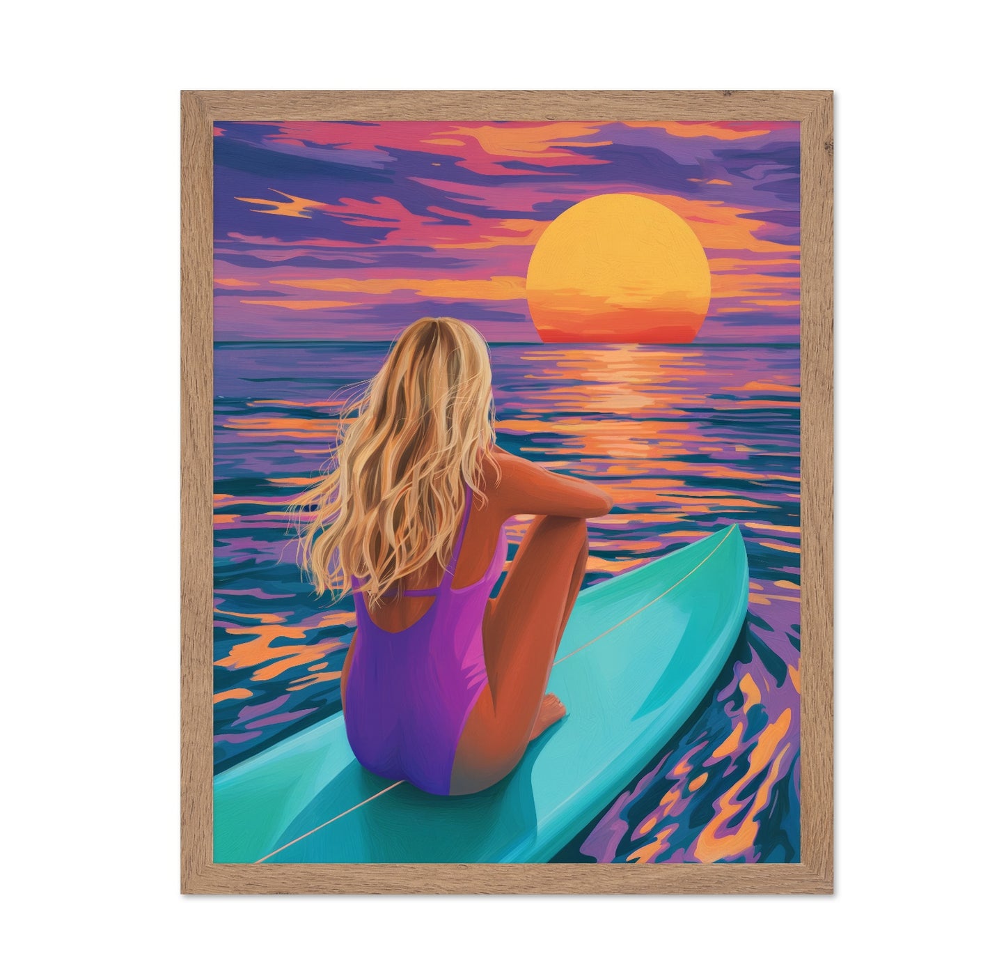 Sunset Surf Moment