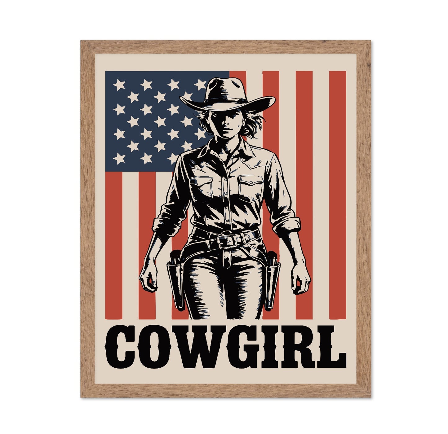 American Cowgirl Poster