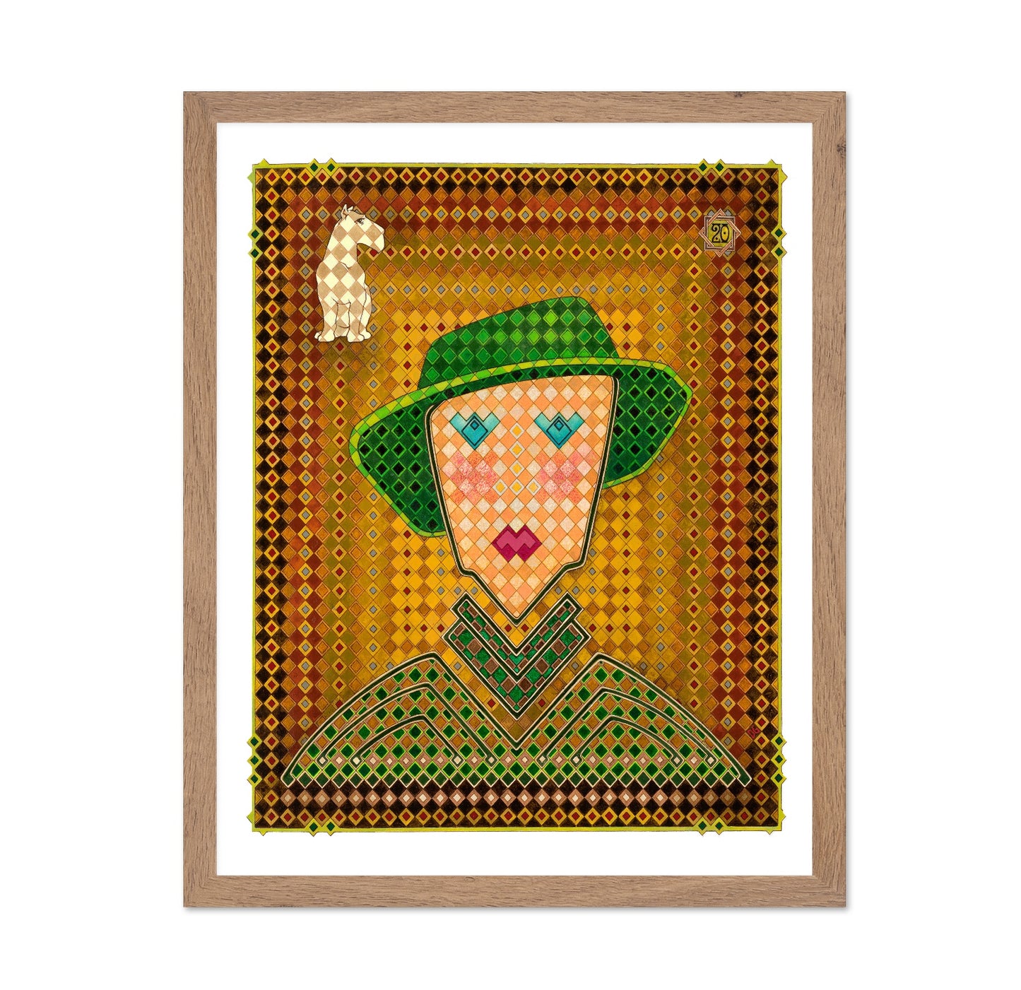 Geometric Lady Portrait