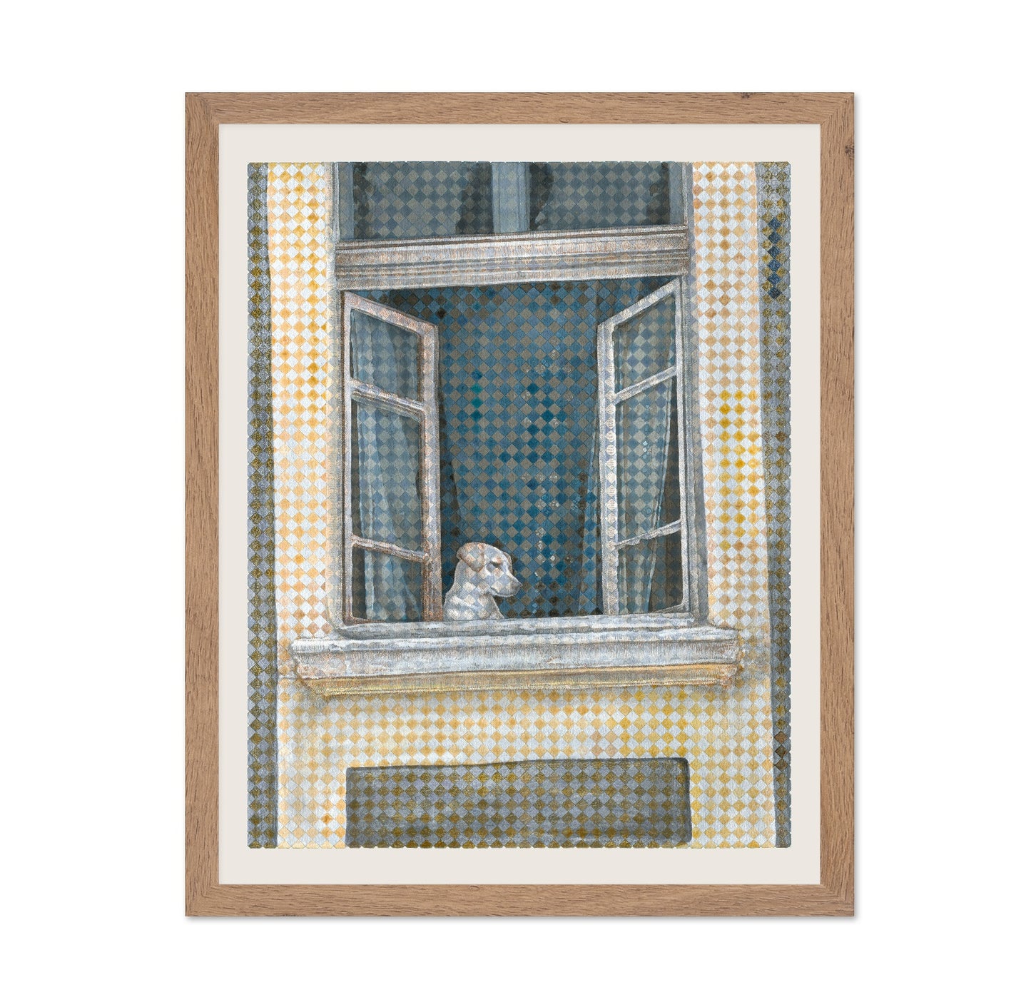 Dog Window View