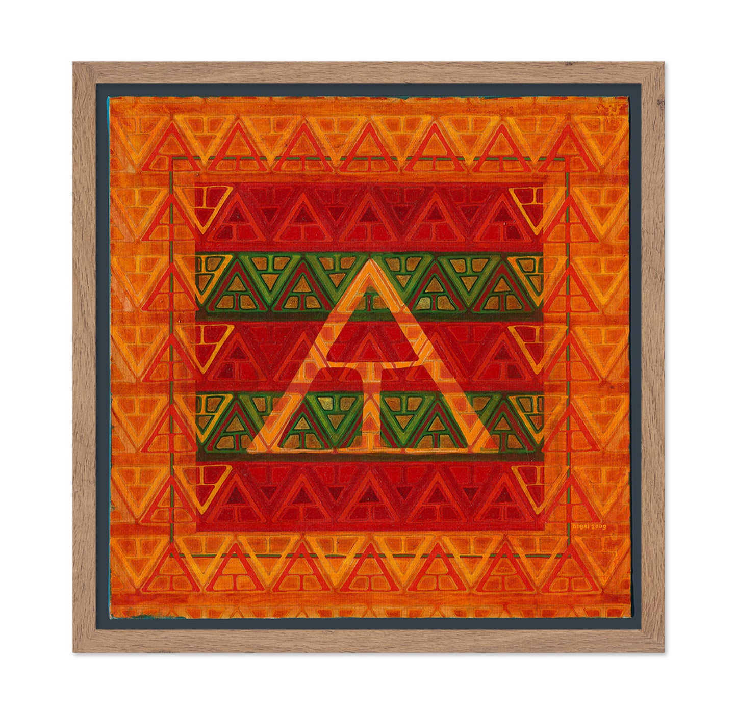 Tribal Triangle Pattern