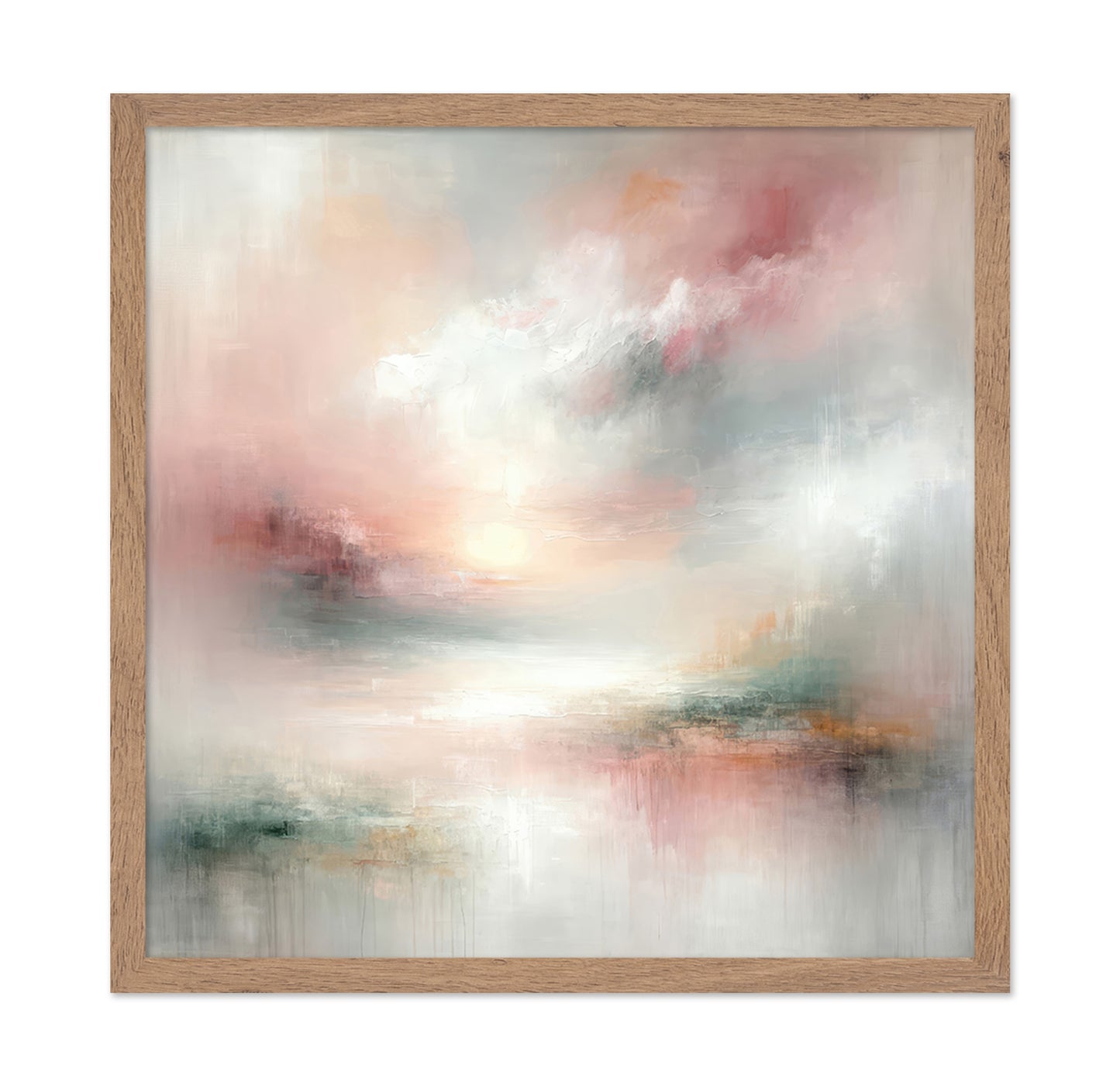 Blush Horizon Abstract No3