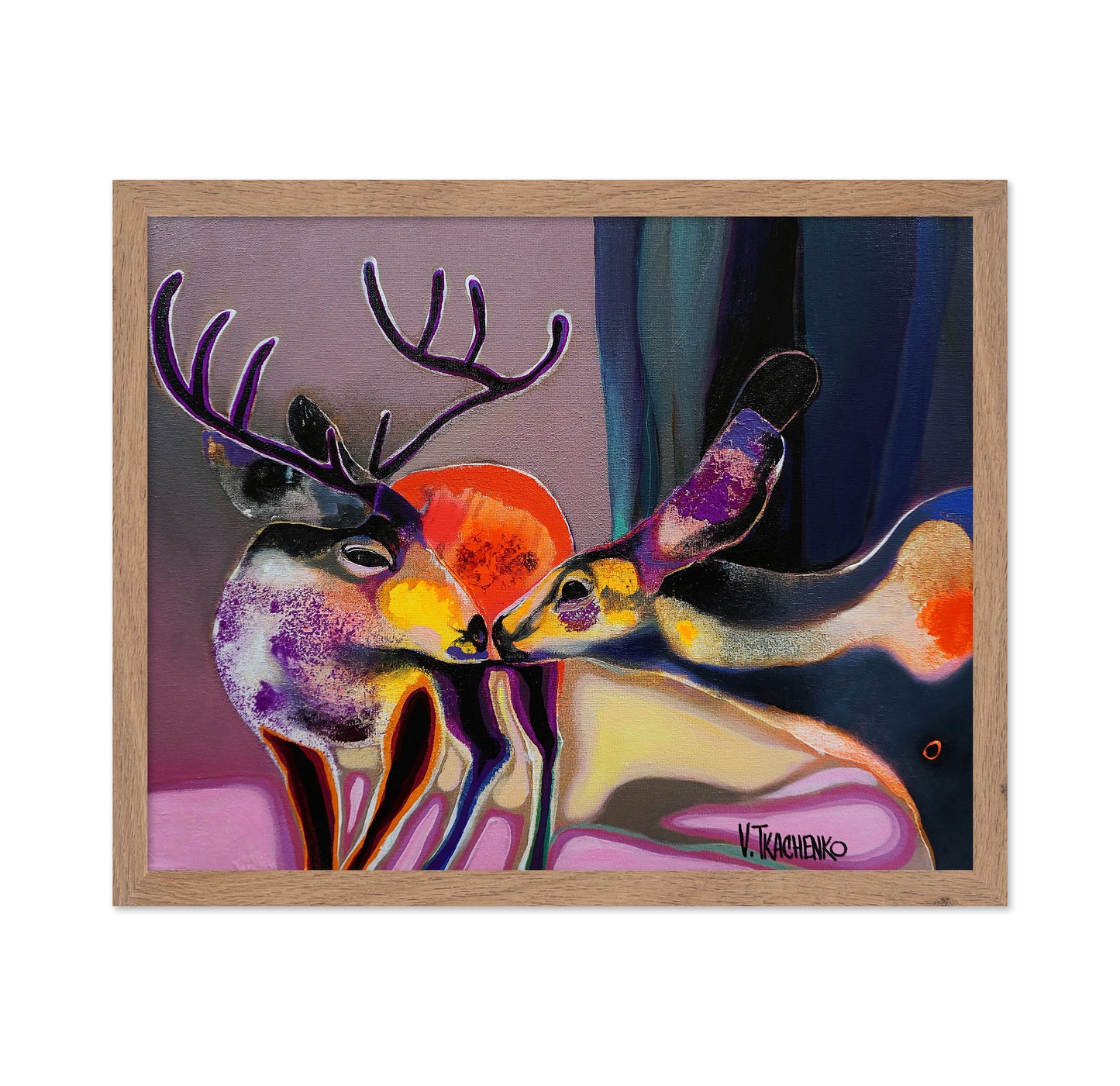 Abstract Deer Pair
