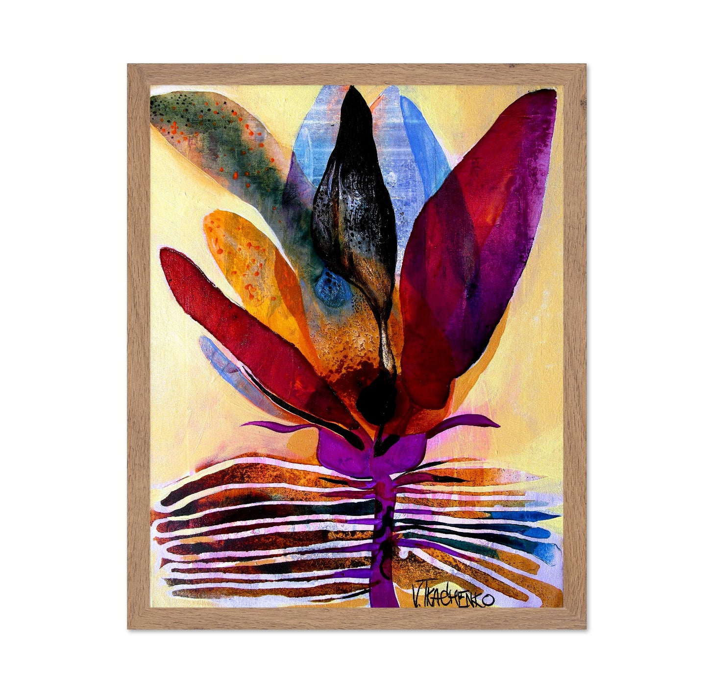 Colorful Abstract Flower