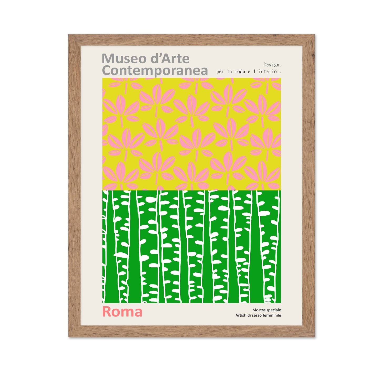 Roma Modern Pattern Poster