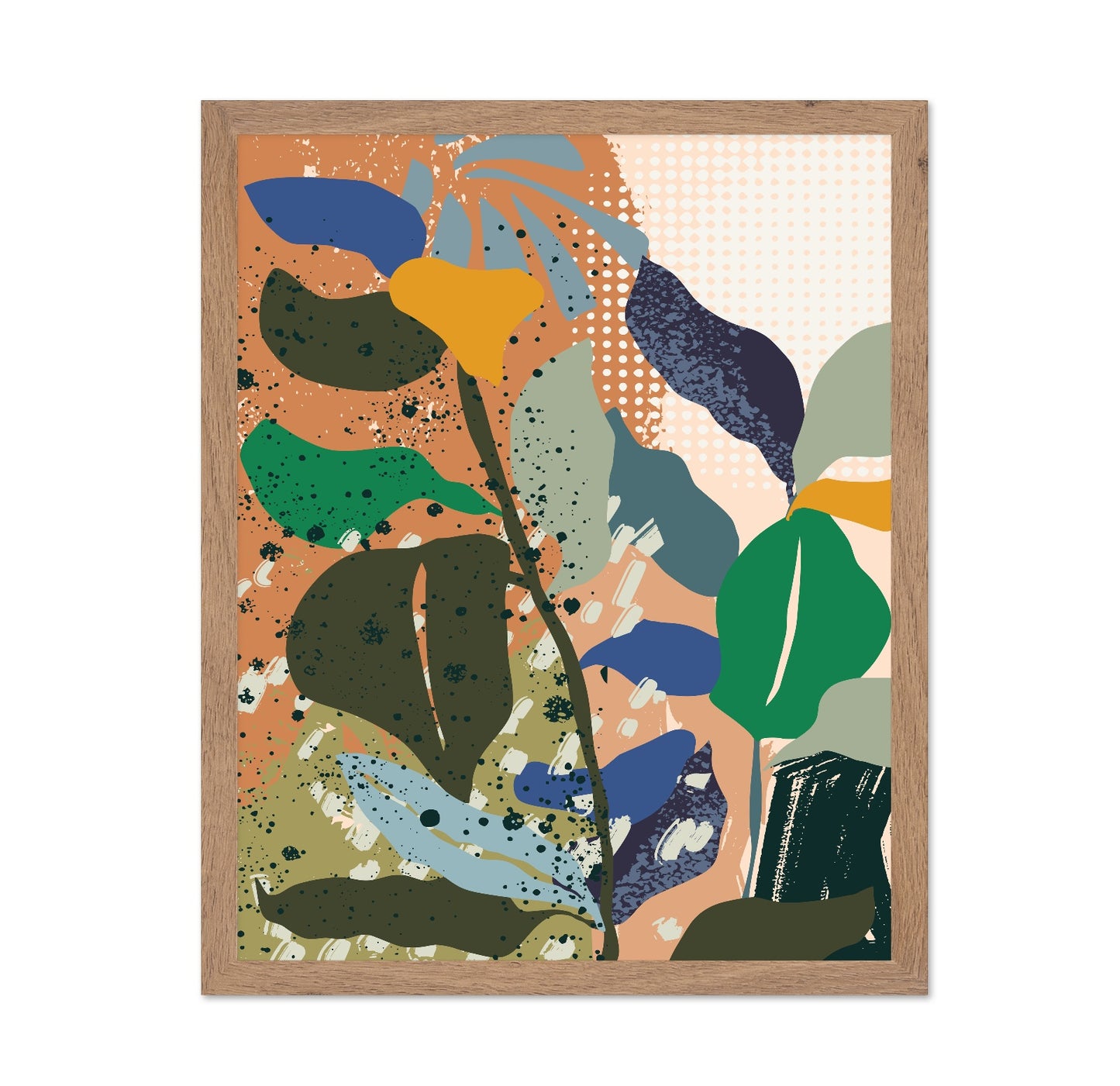 Abstract Tropical Leaves No5