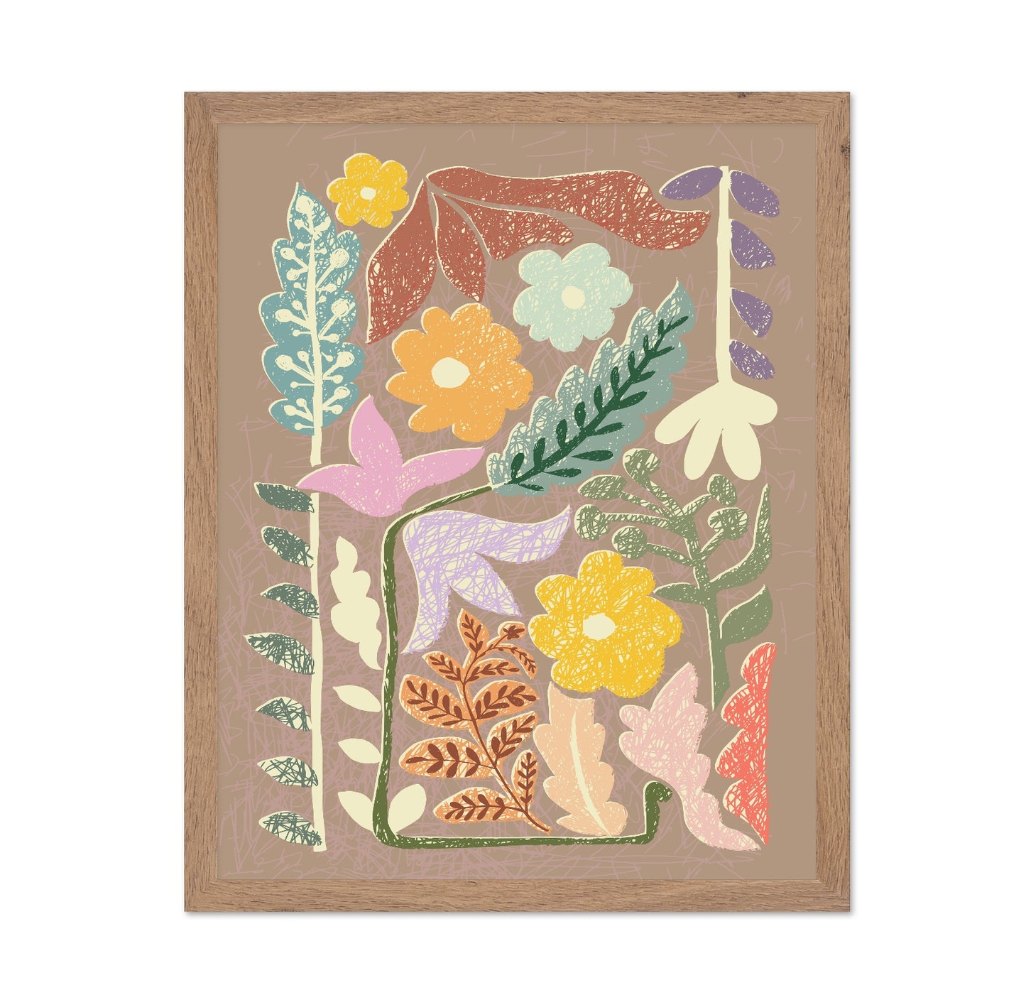 Whimsical Floral Garden No2