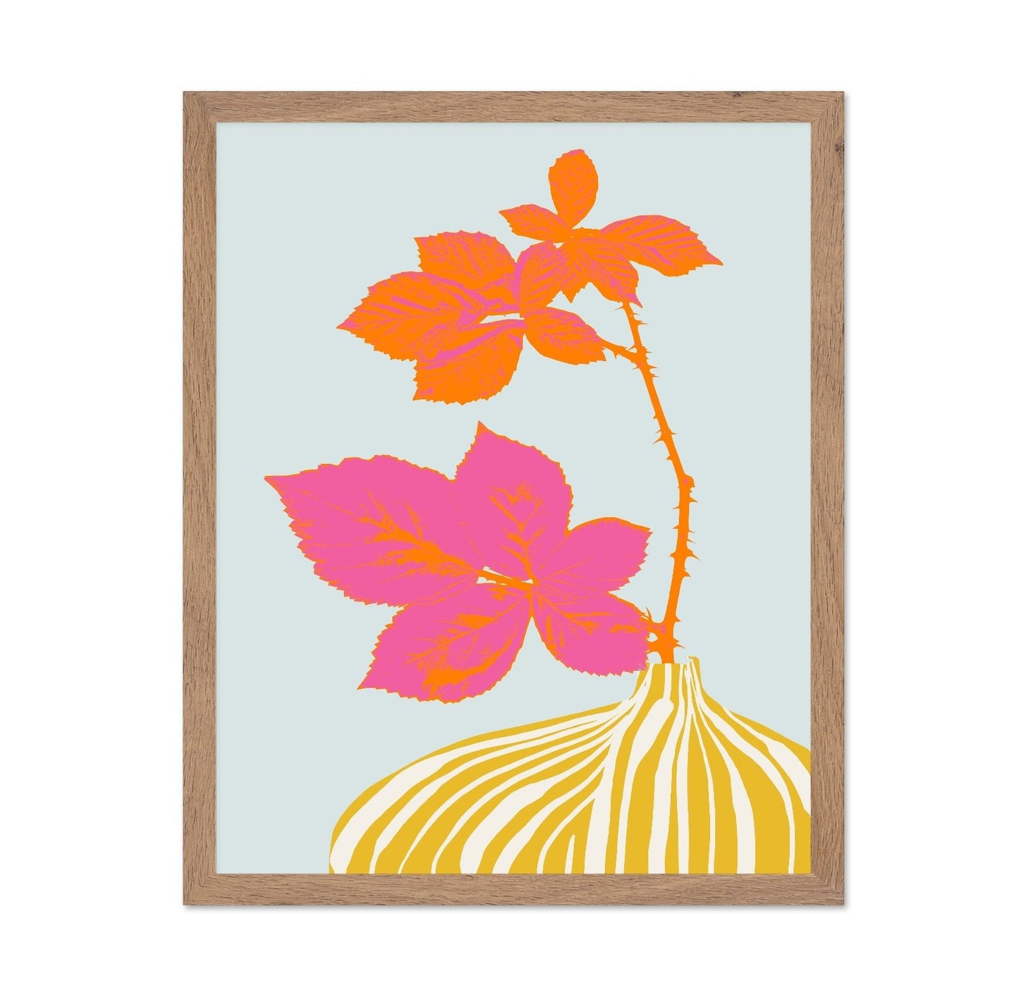 Neon Botanical Stem