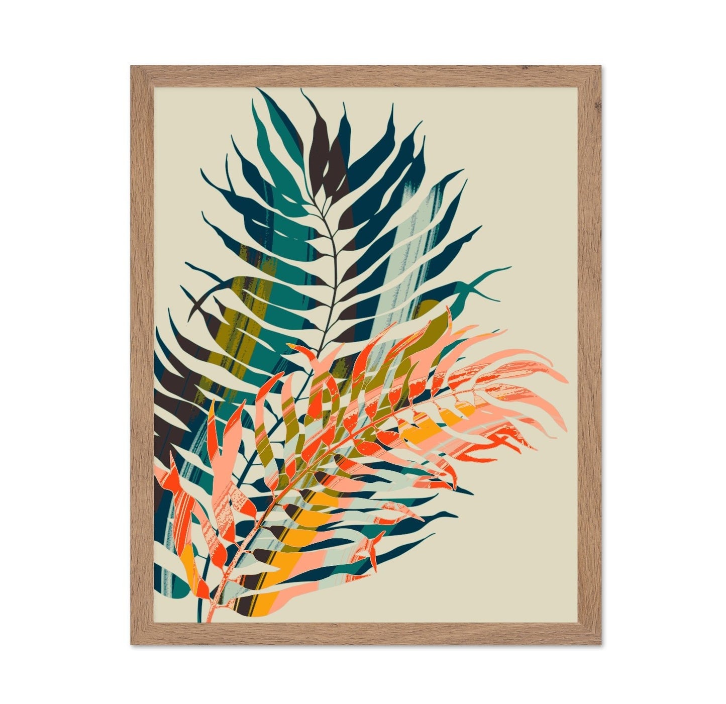 Tropical Botanical Leaf Abstract