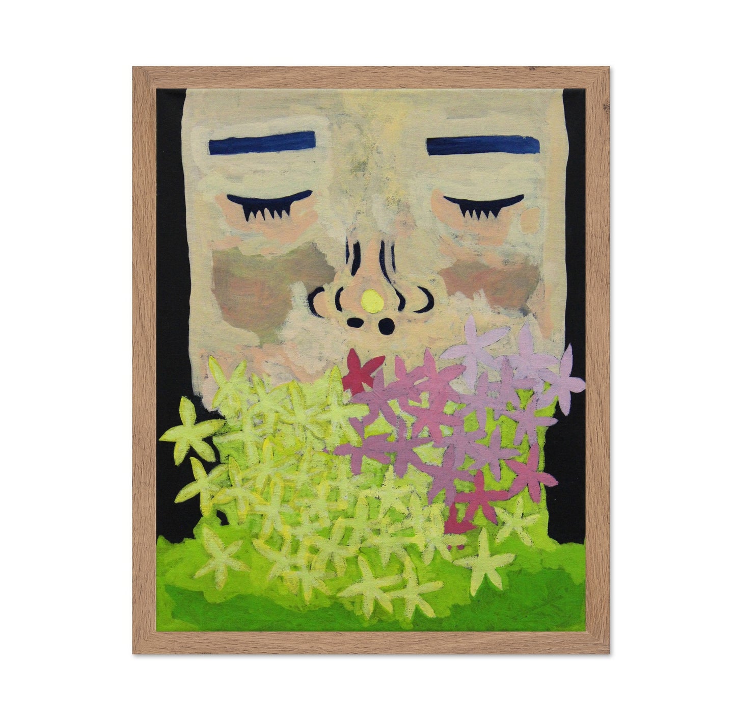 Floral Face Portrait No4