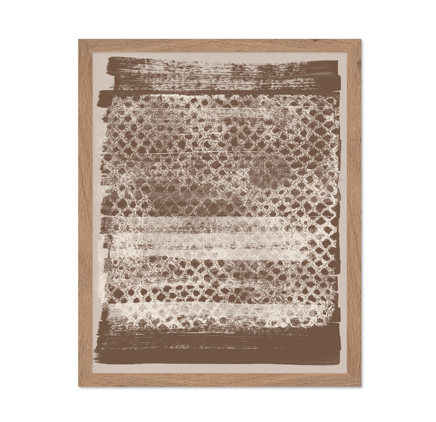 Neutral Textured Abstract Pattern