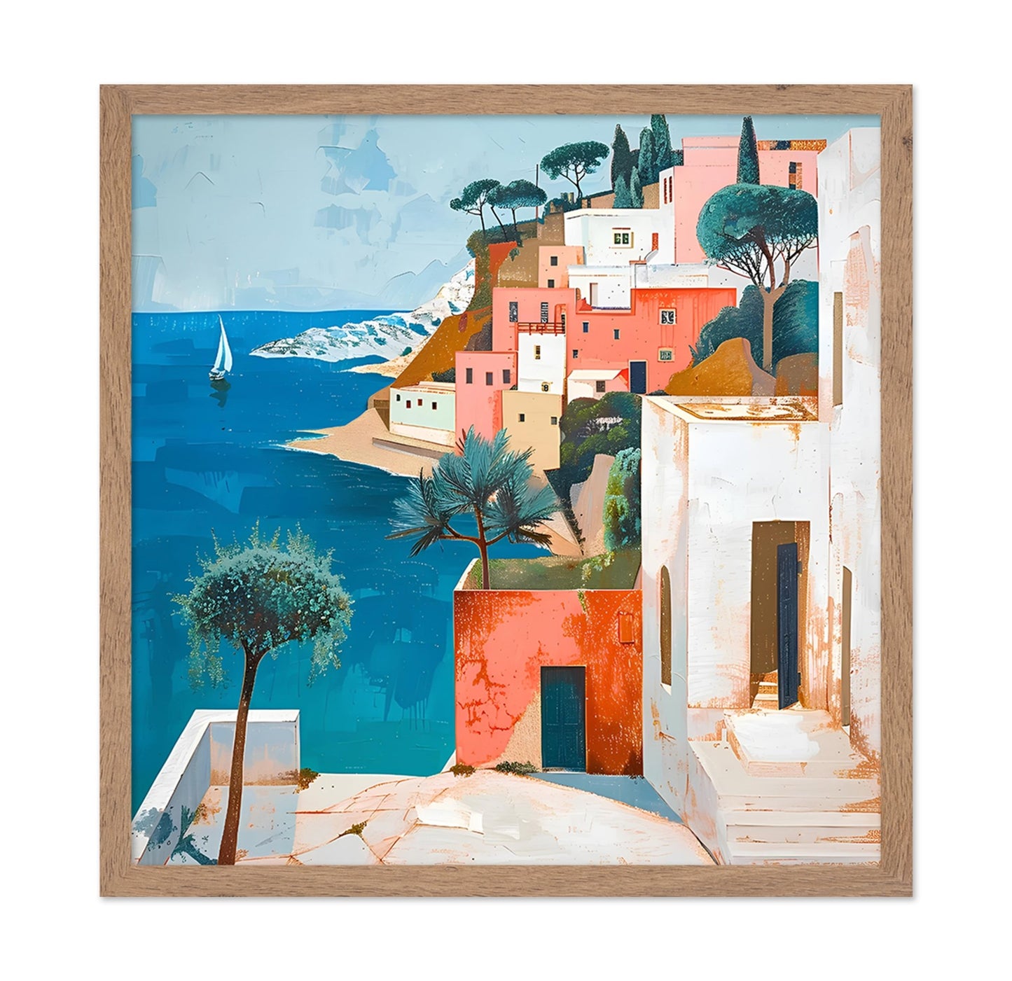 Coastal Mediterranean Village