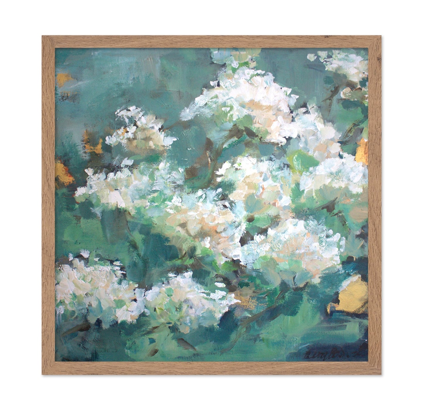 Soft Green Blossoms