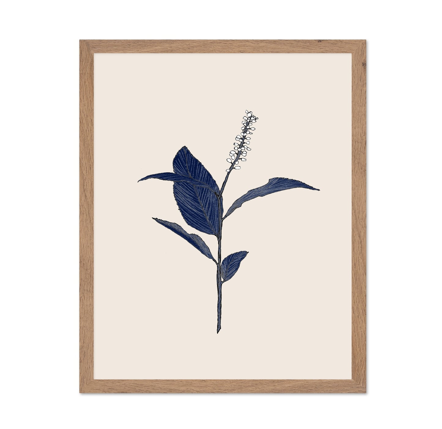 Navy Botanical Stem