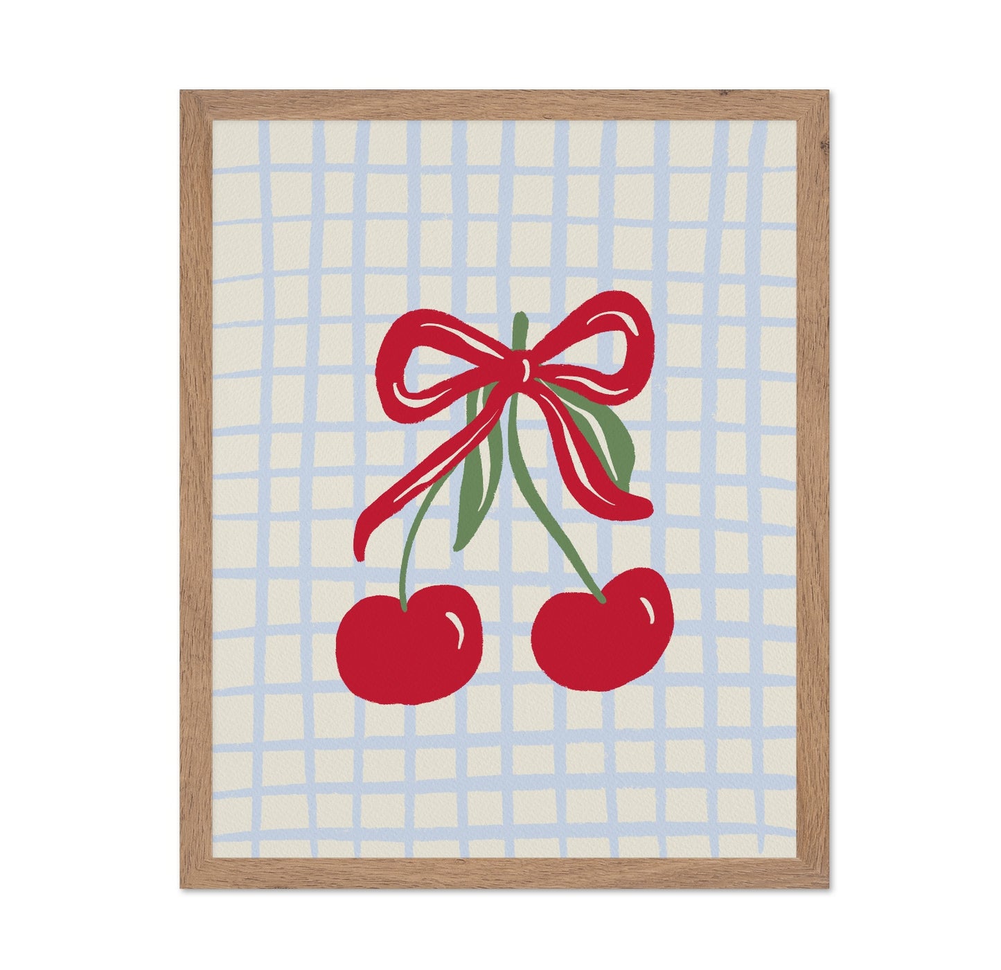 Cherry Ribbon Charm