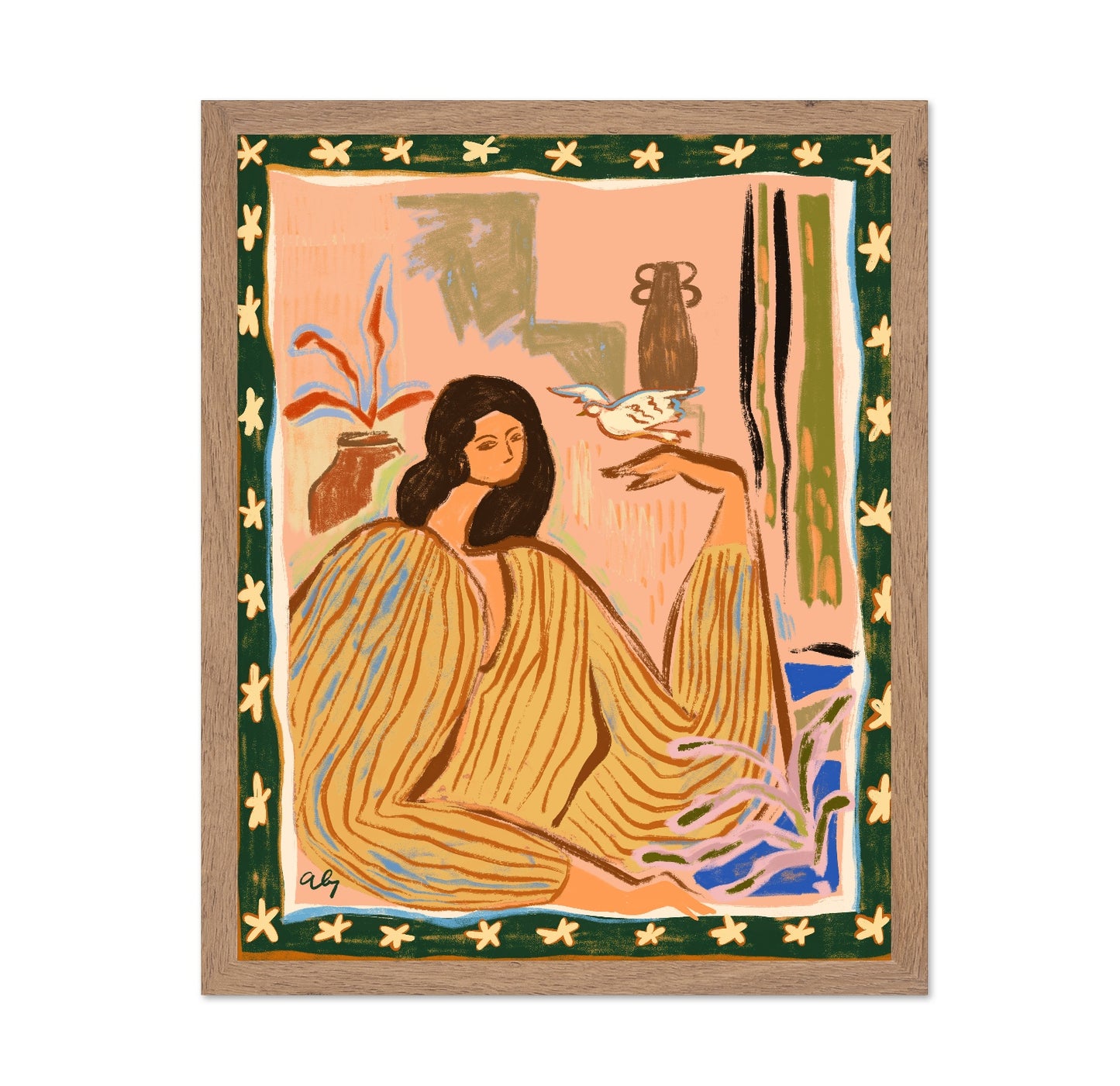 Woman With Bird