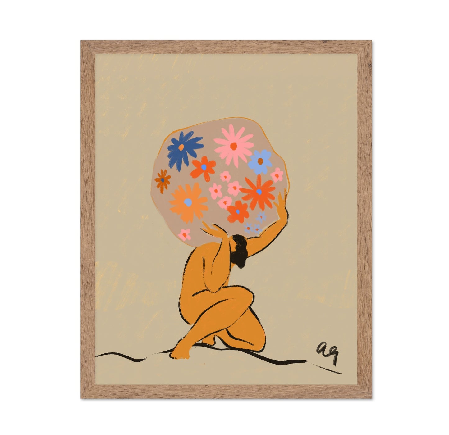 Floral Burden Figure
