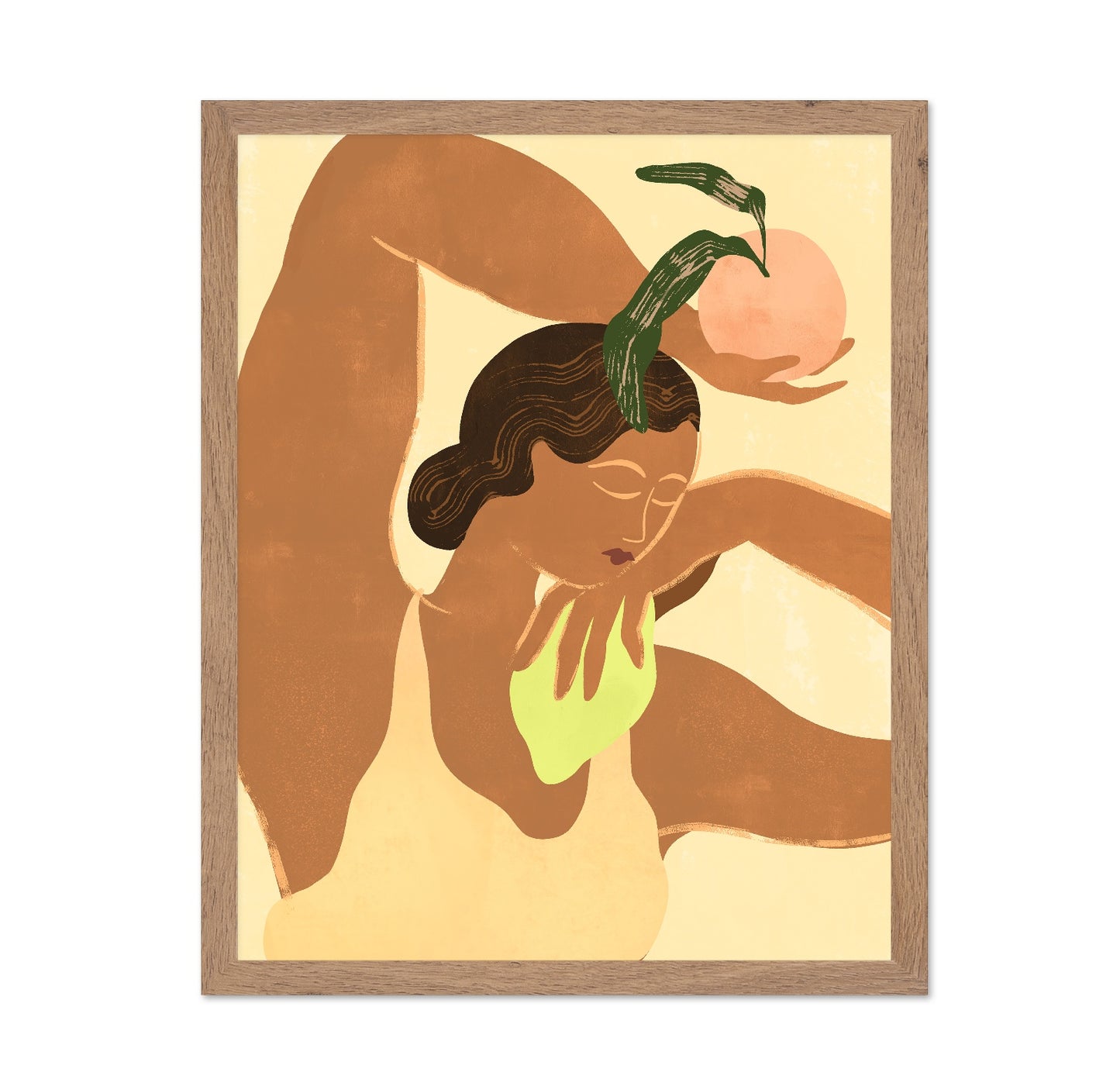 Peach Grace Pose