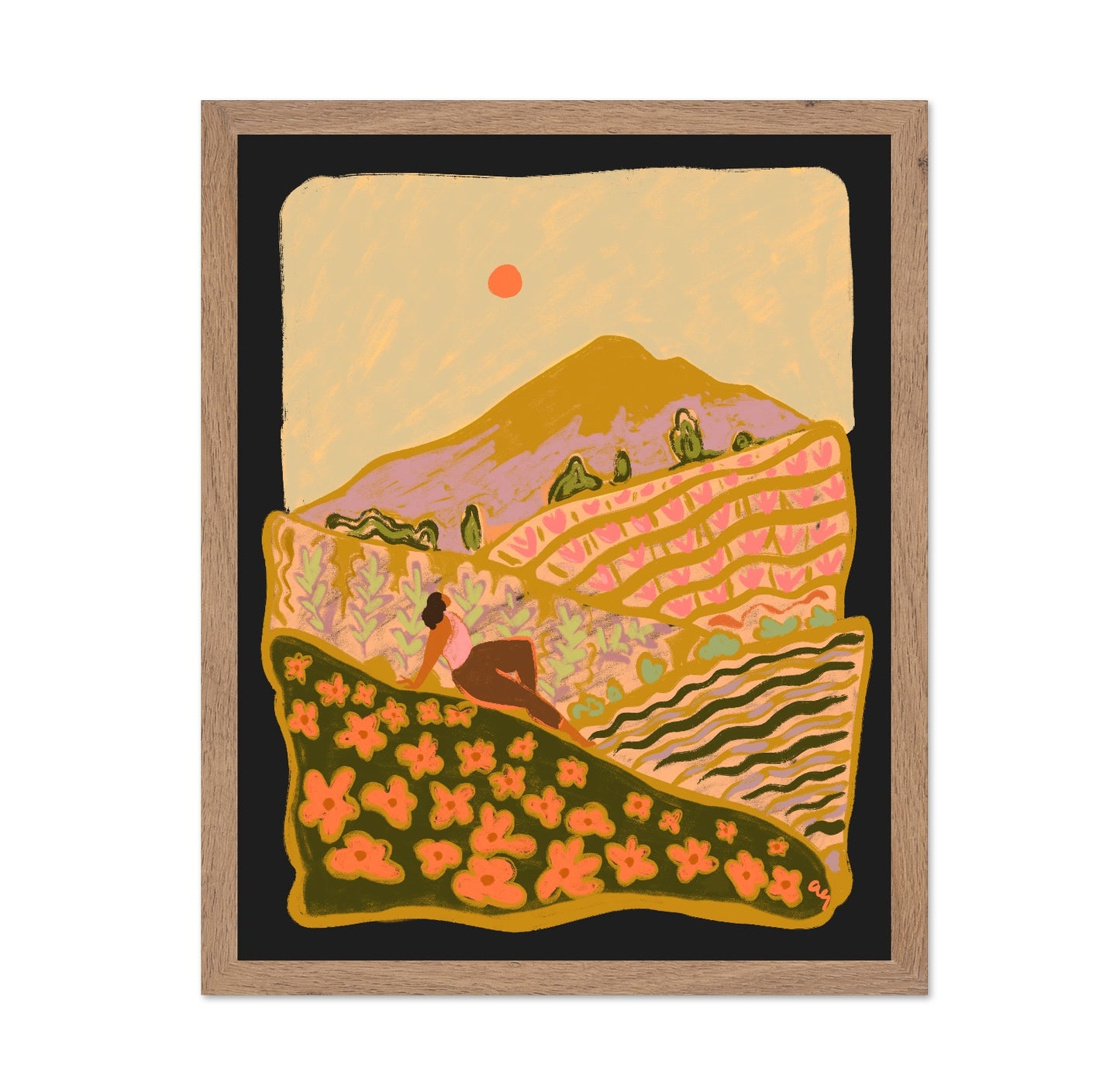 Peaceful Mountain Fields