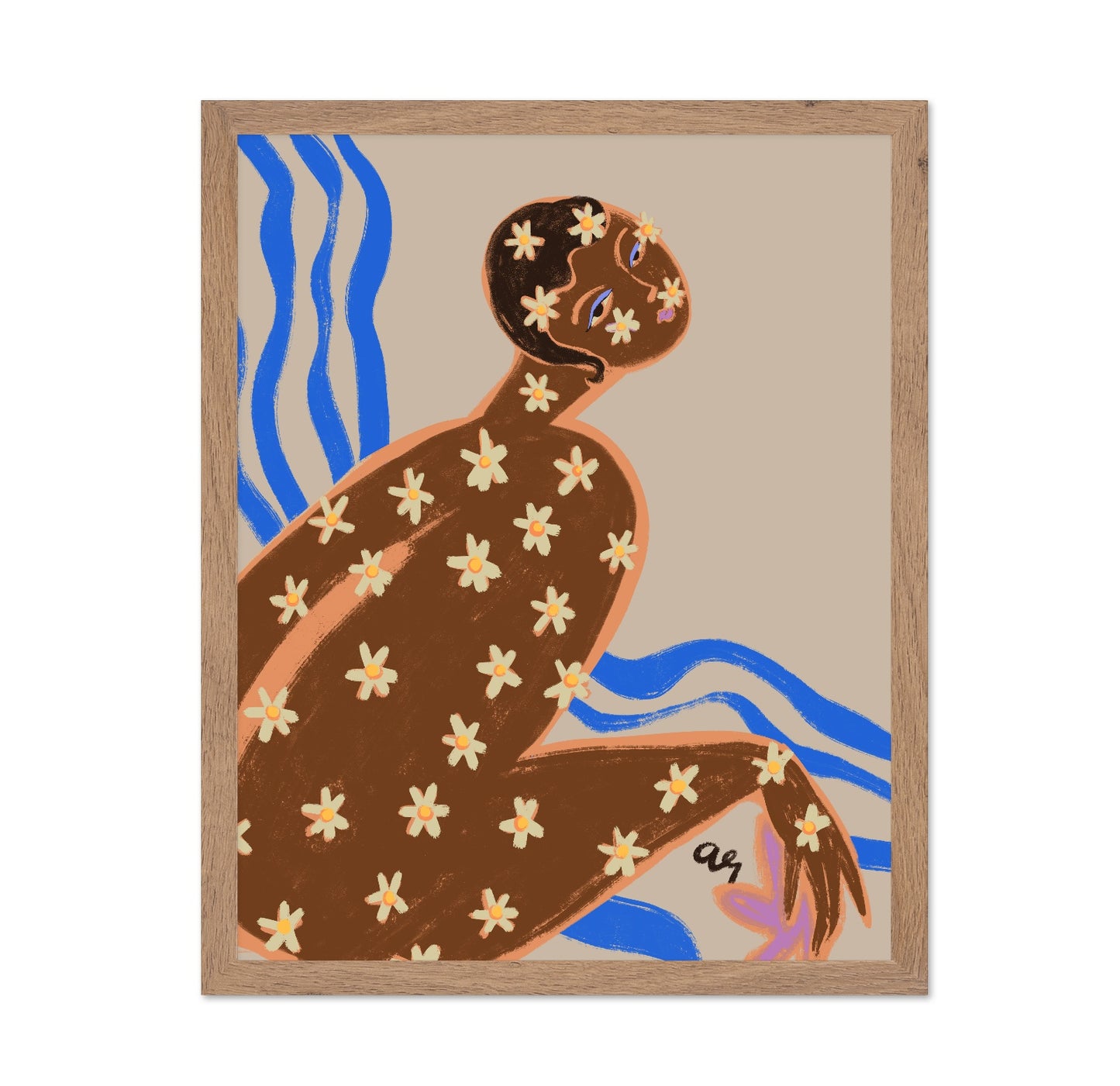 Floral Body Figure