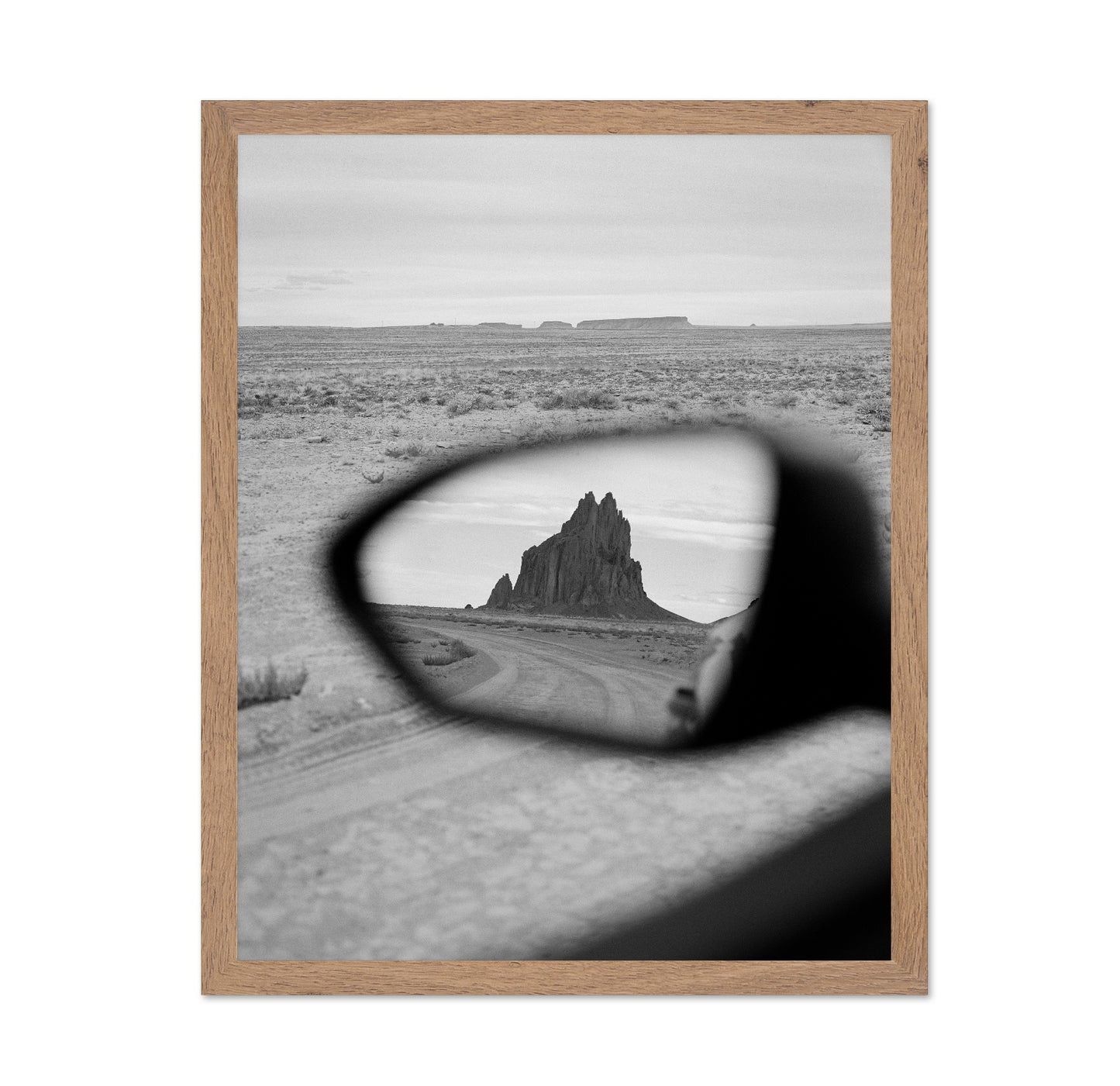 Desert Rock Reflection Rearview Mirror