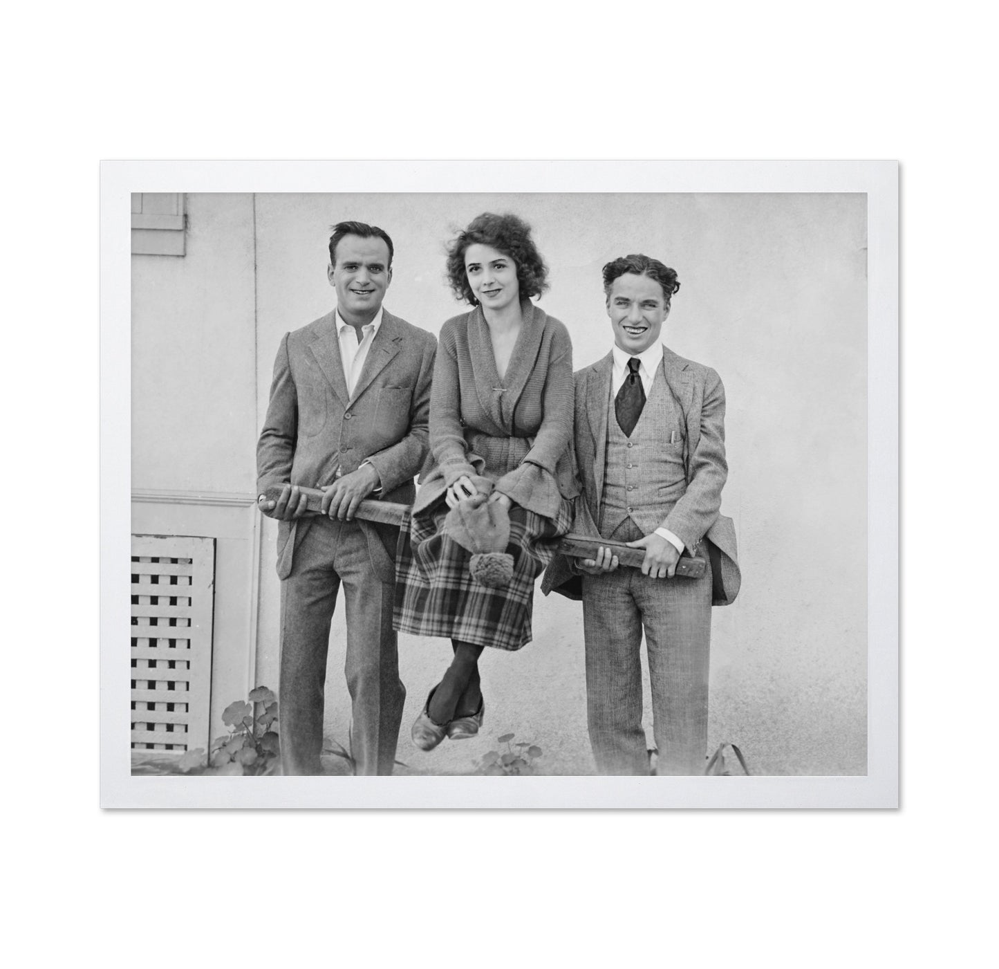 Douglas Fairbanks, Fredrica Hawks & Charlie Chaplin 1910s