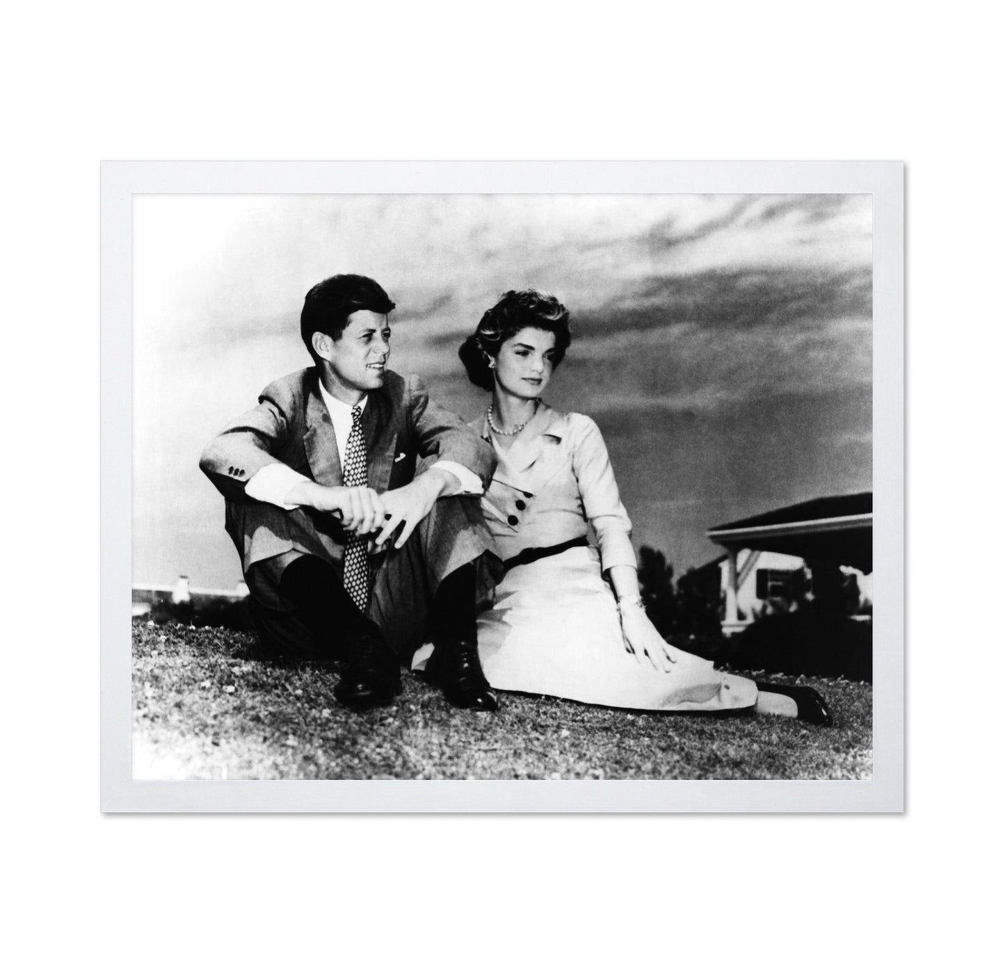 John F. Kennedy & Jacqueline Kennedy 1950s No1