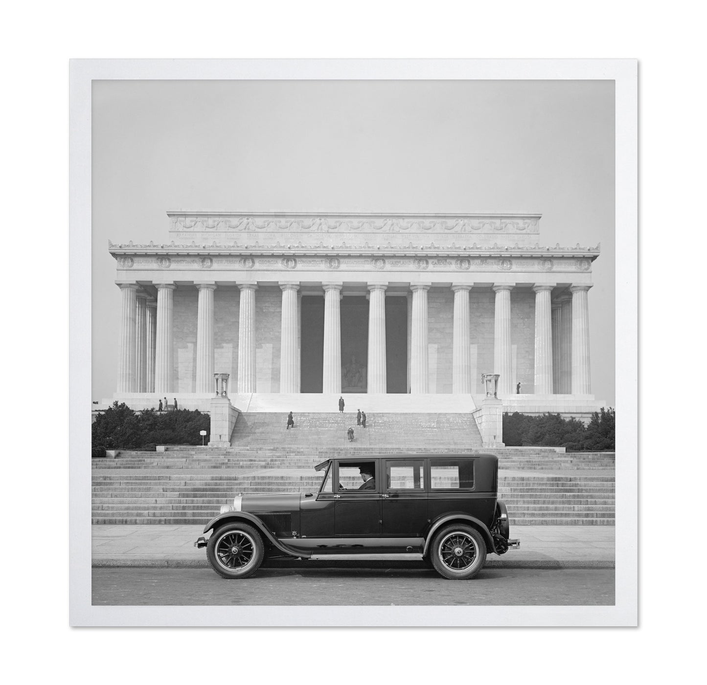 Lincoln Coupe Lincoln Memorial Washington Dc 1925