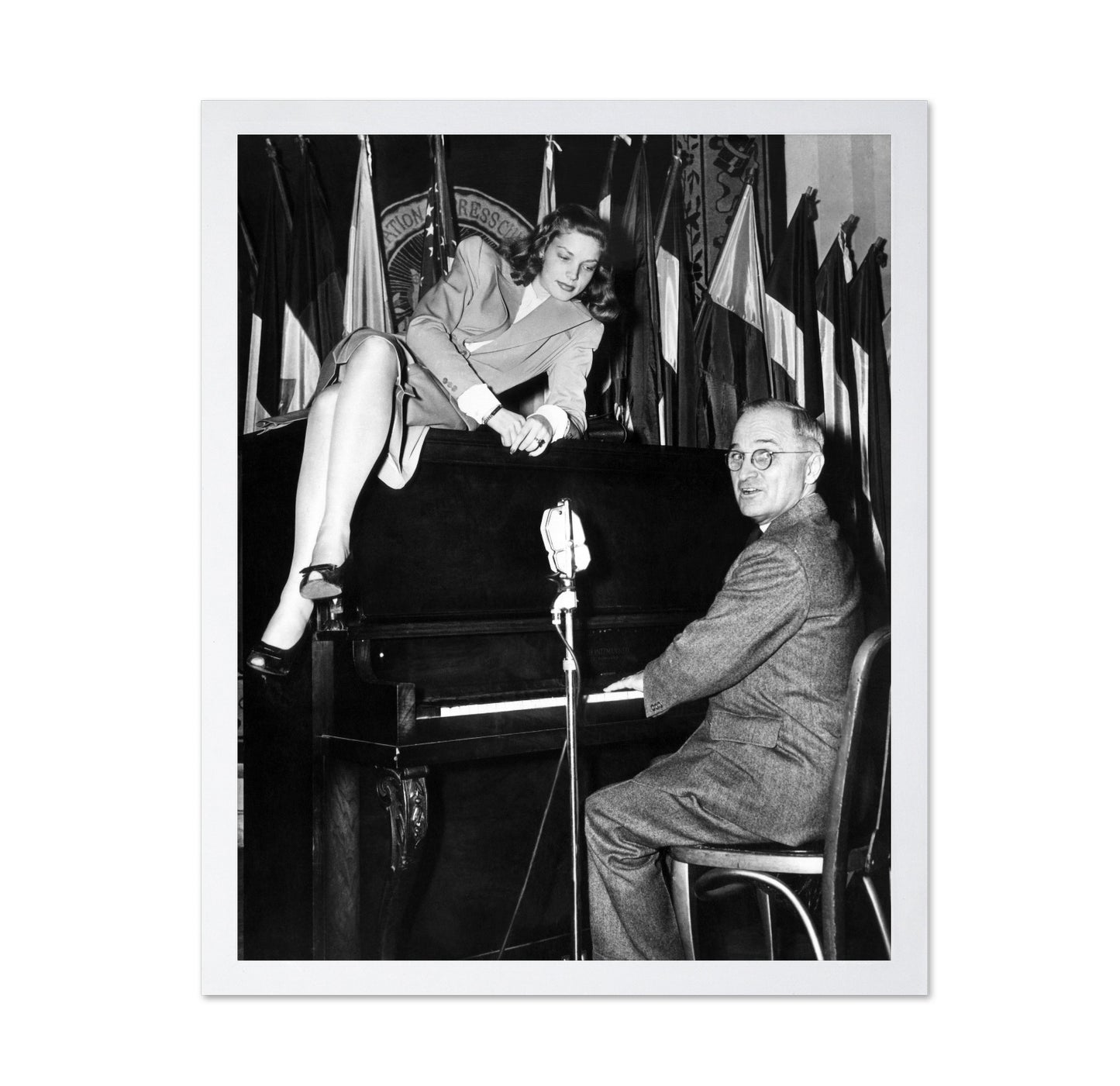 National Press Club Canteen 1945 Lauren Bacall