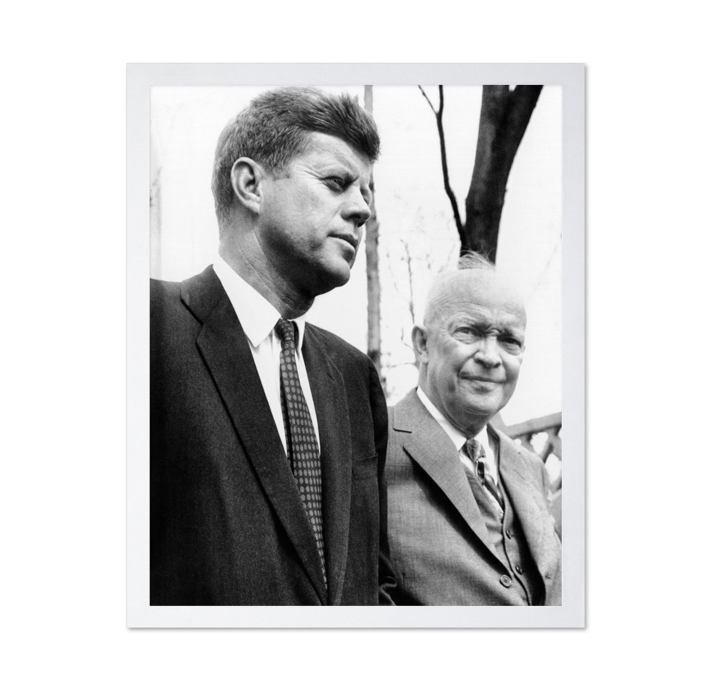 John F. Kennedy & Dwight Eisenhower 1961