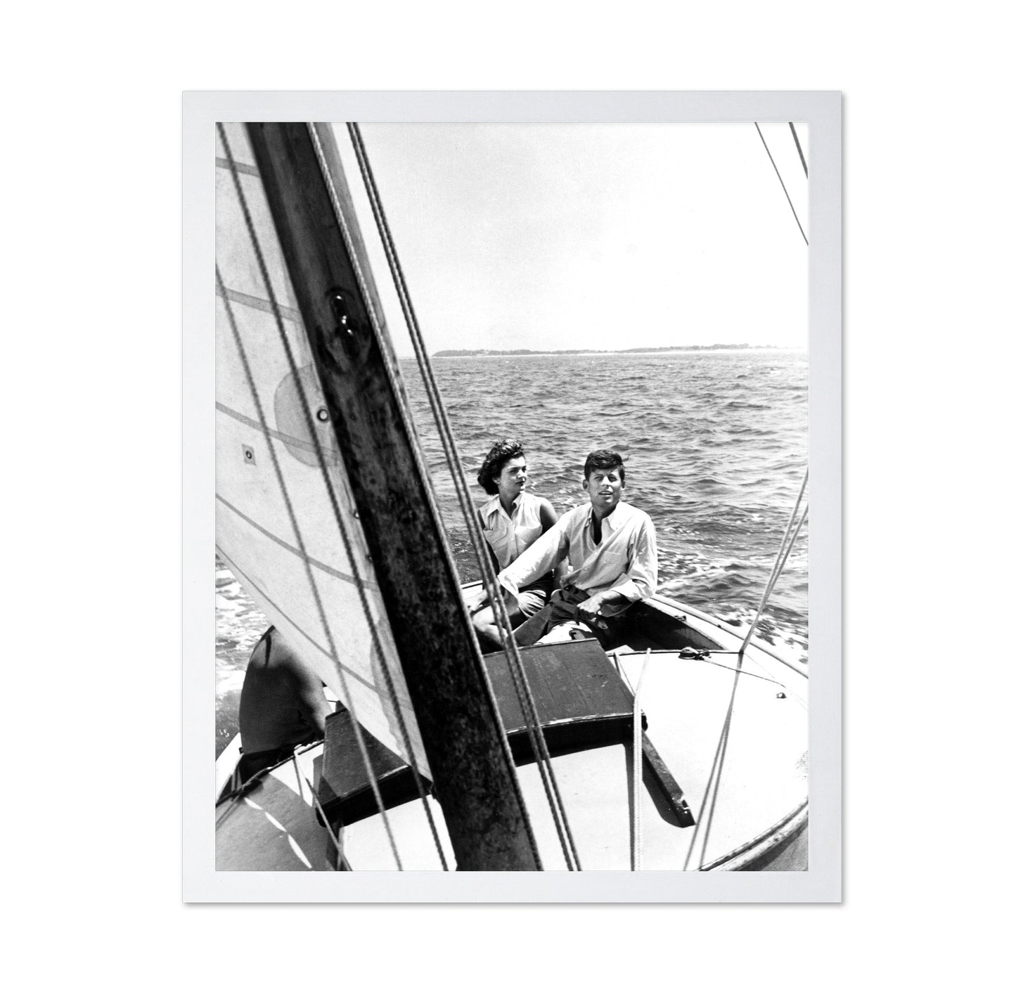 John F. Kennedy & Jacqueline Kennedy 1950s No2