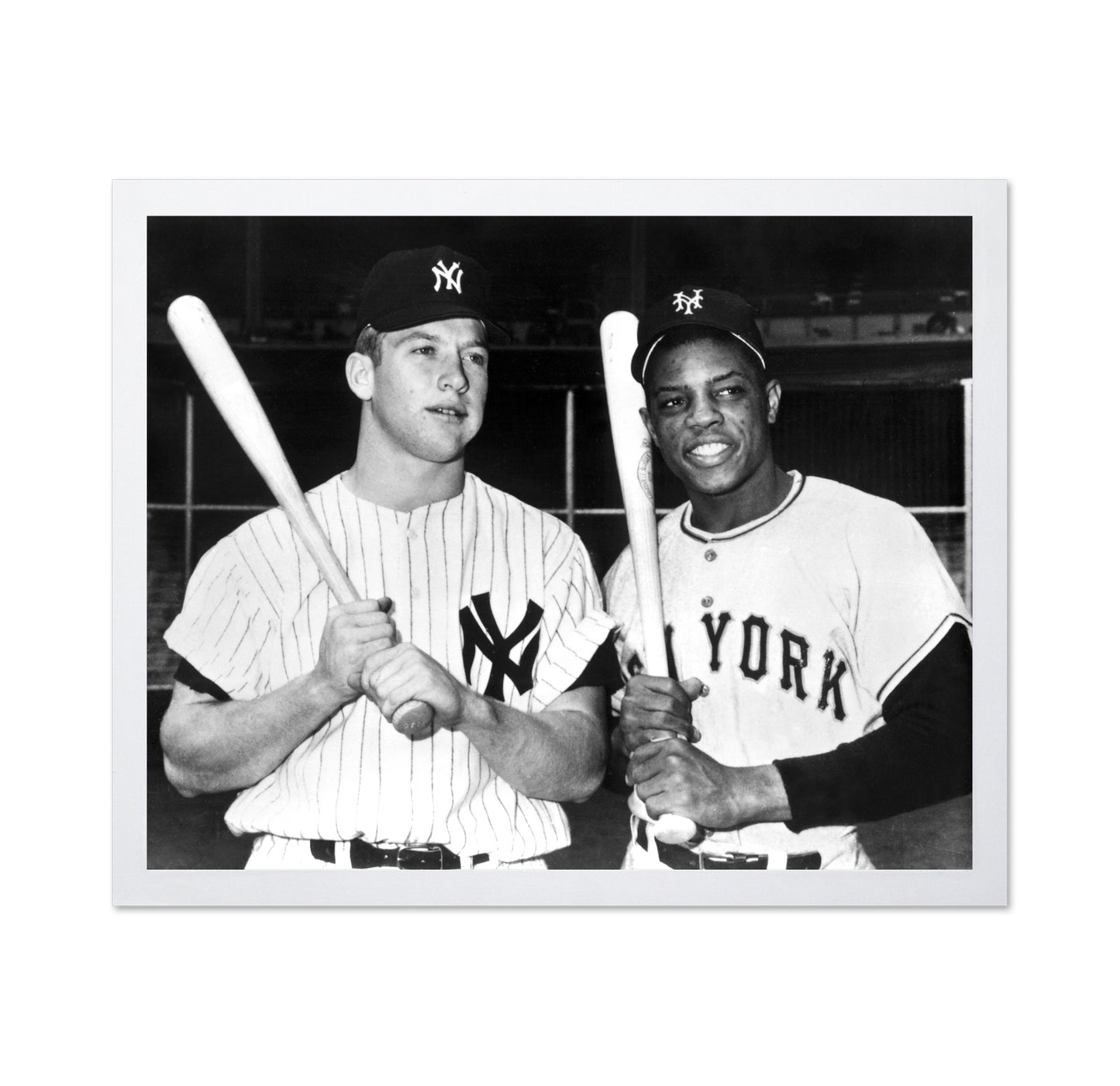 Mickey Mantle & Willie Mays 1950s