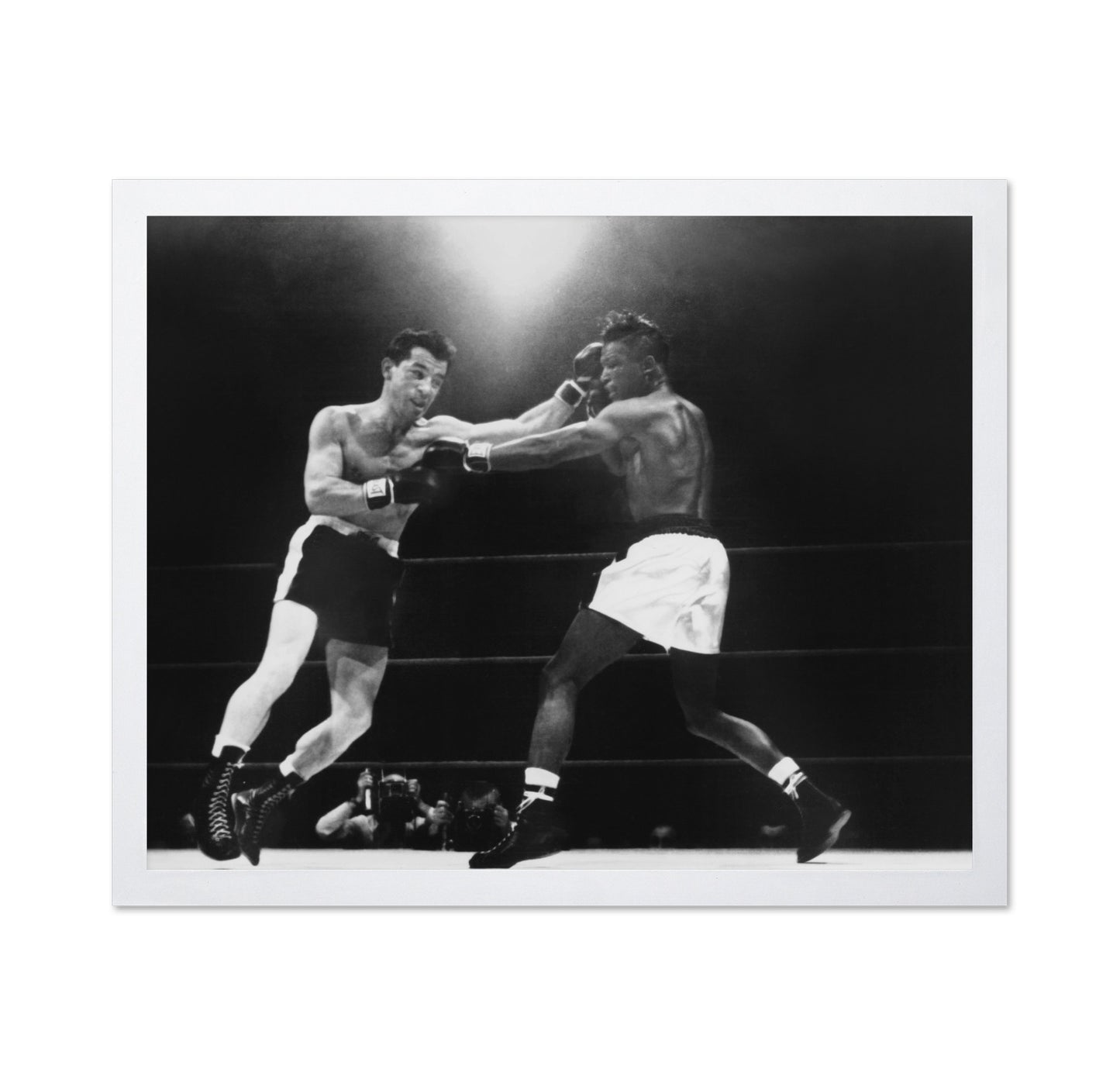 Rocky Graziano & Sugar Ray Robinson 1952