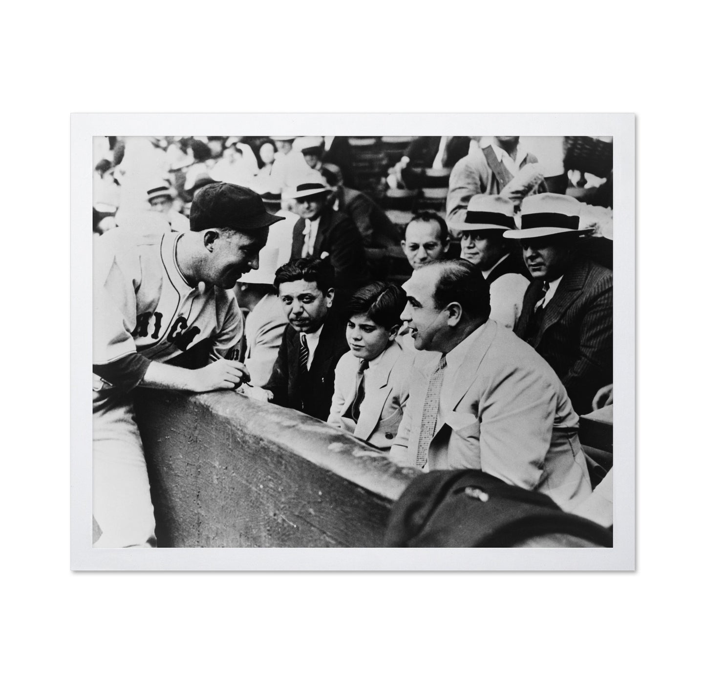 Gabby Hartnett & Al Capone 1931