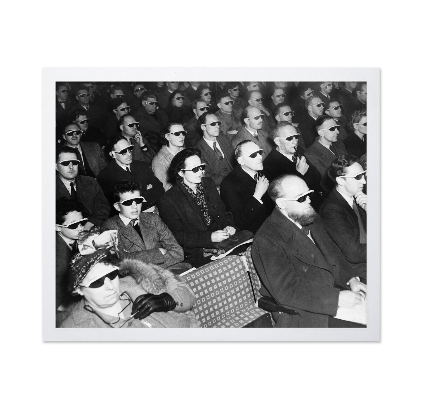 3D Cinema Audience 1954