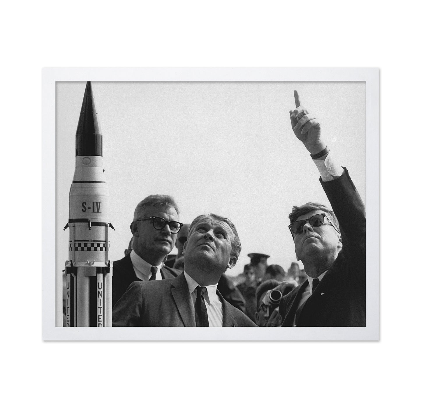 Wernher Von Braun & John Kennedy 1963