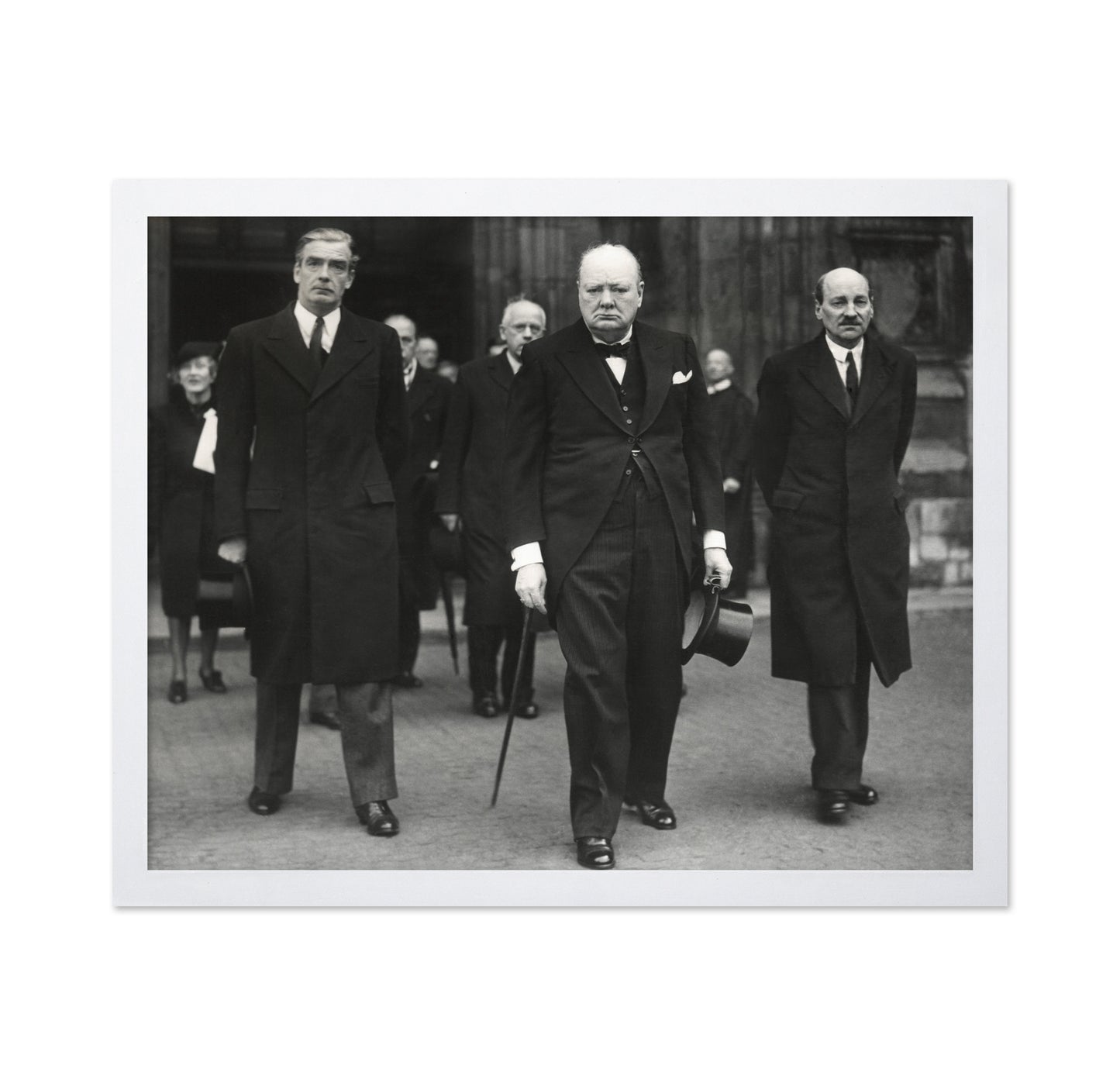 Winston Churchill, Anthony Eden & Clement Attlee 1945