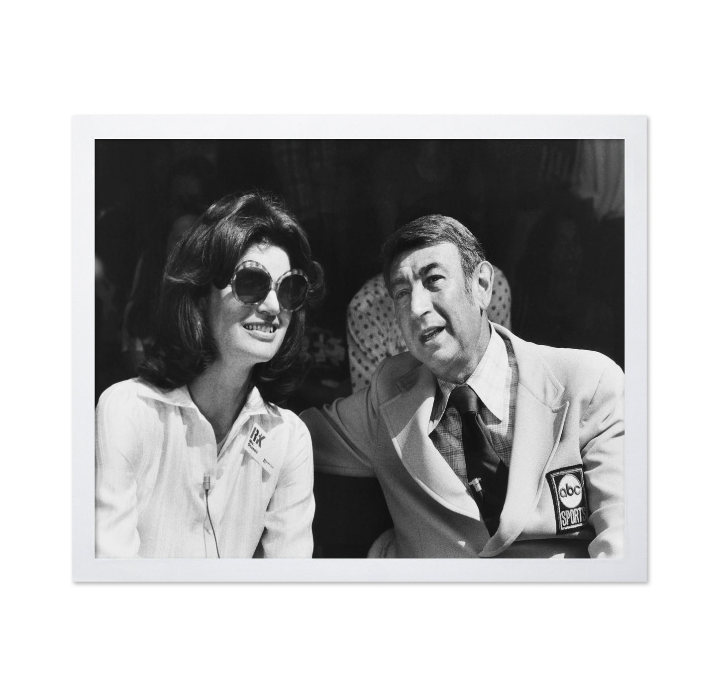 Jacqueline Kennedy Onassis & Howard Cosell 1976