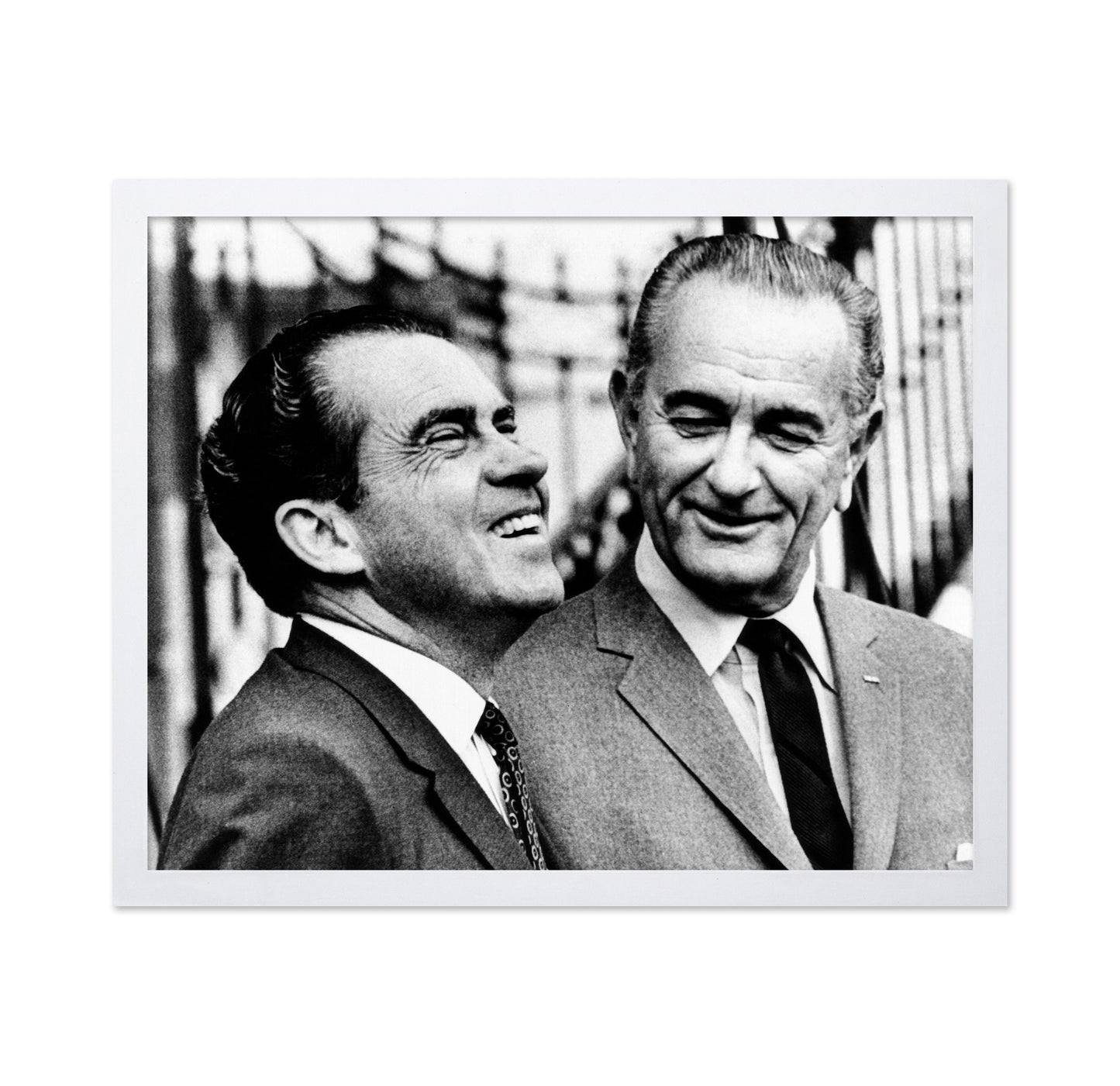 Lyndon Johnson & Richard Nixon 1968