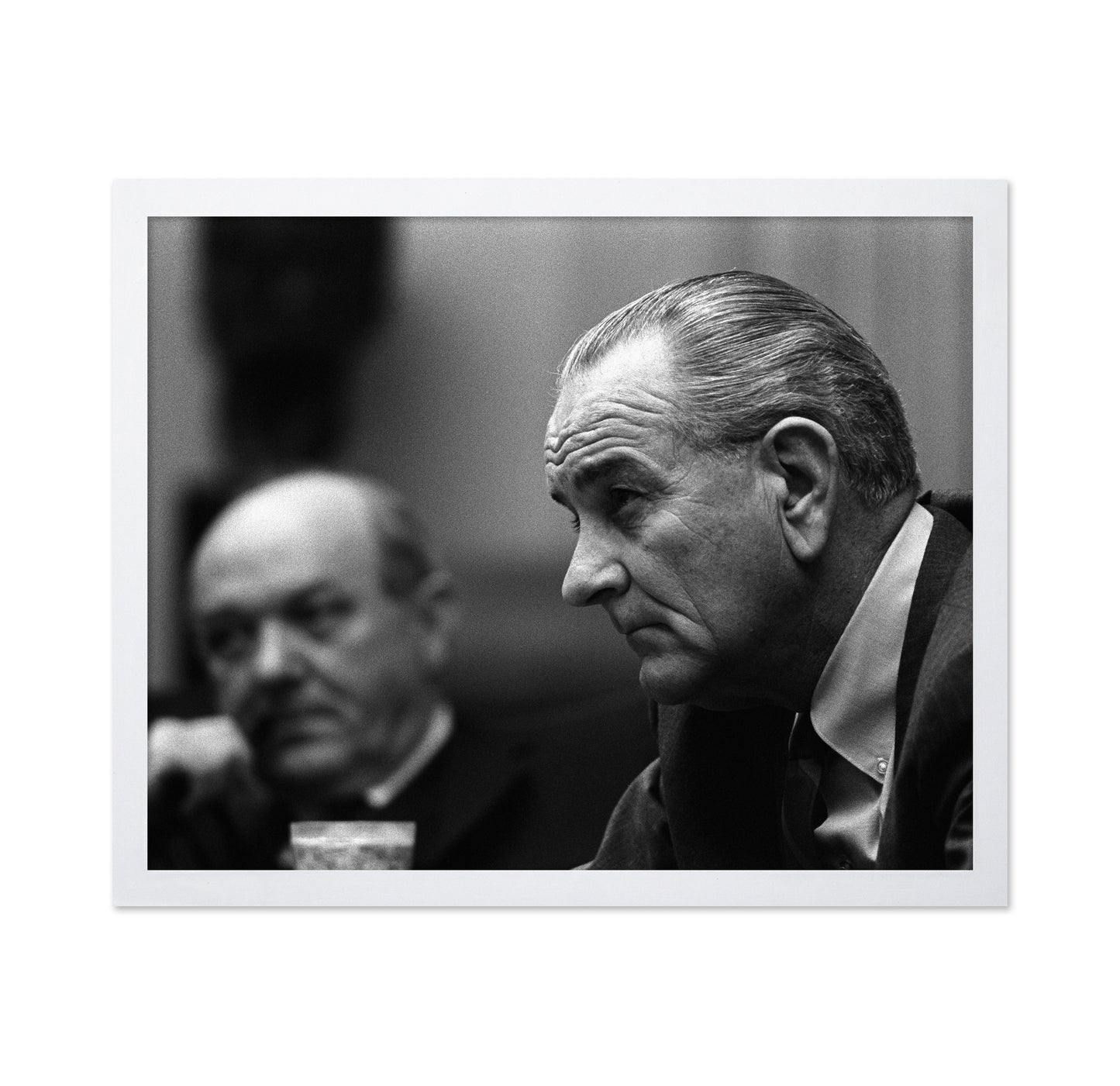 Lyndon Johnson & Dean Rusk 1968