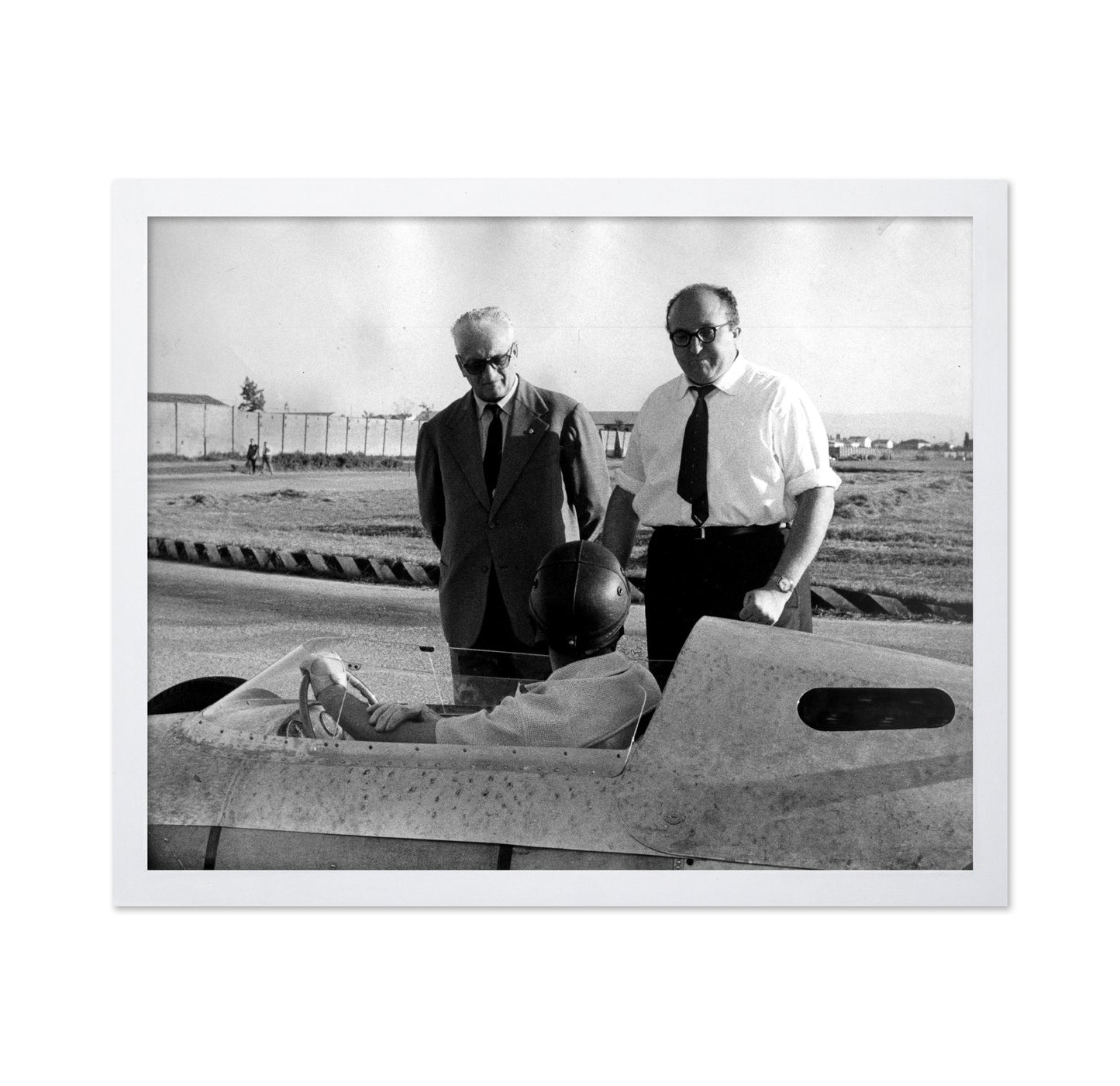 Enzo Ferrari, Carlo Chiti & Martino Severi 1960