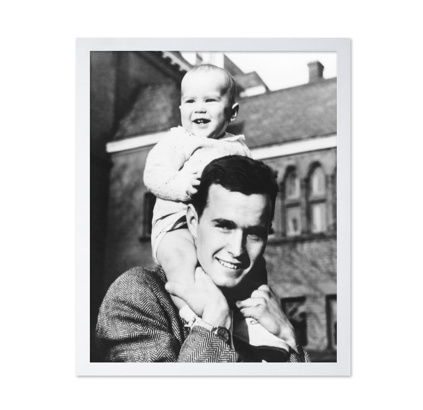 George Bush Sr. & George W. Bush Yale 1947