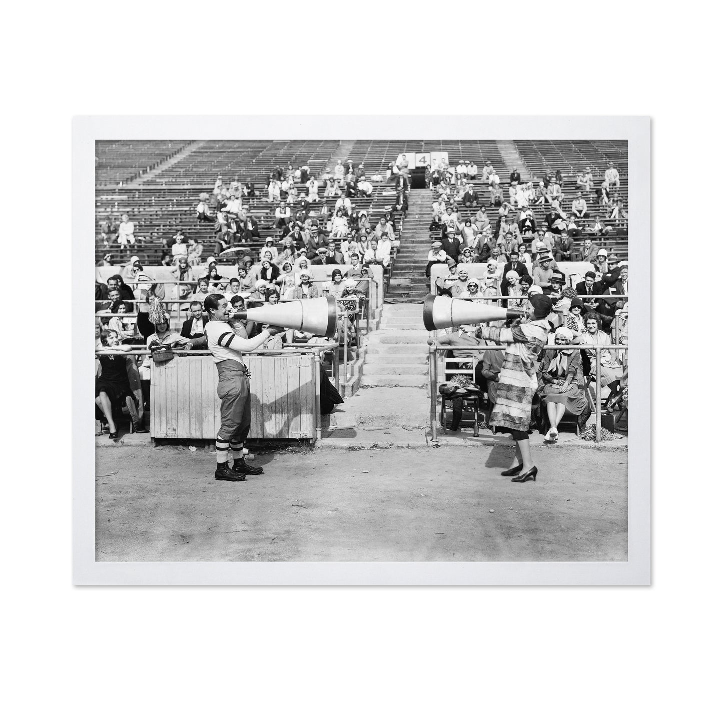 Megaphone Scene 1930