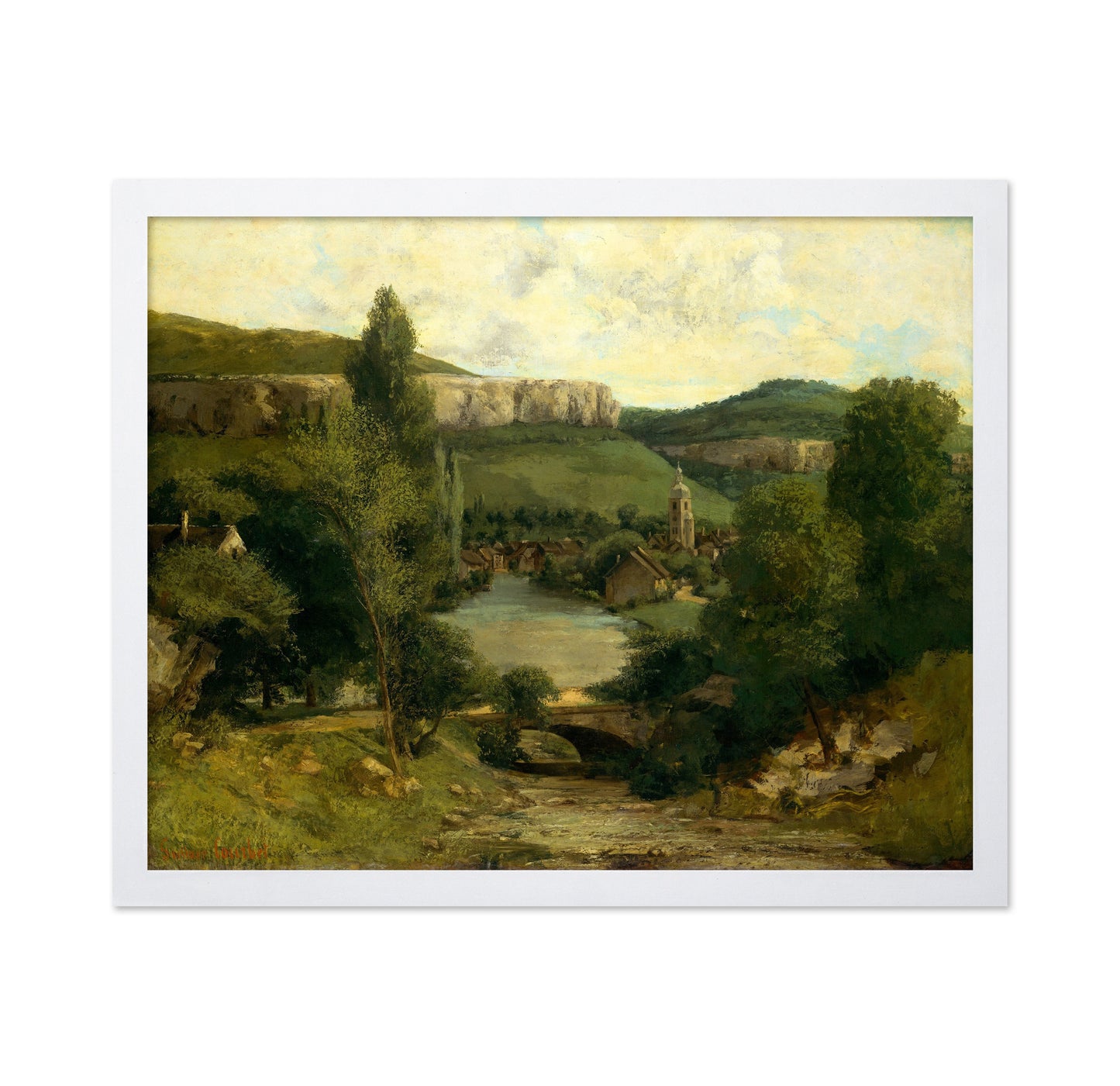View of Ornans 1853