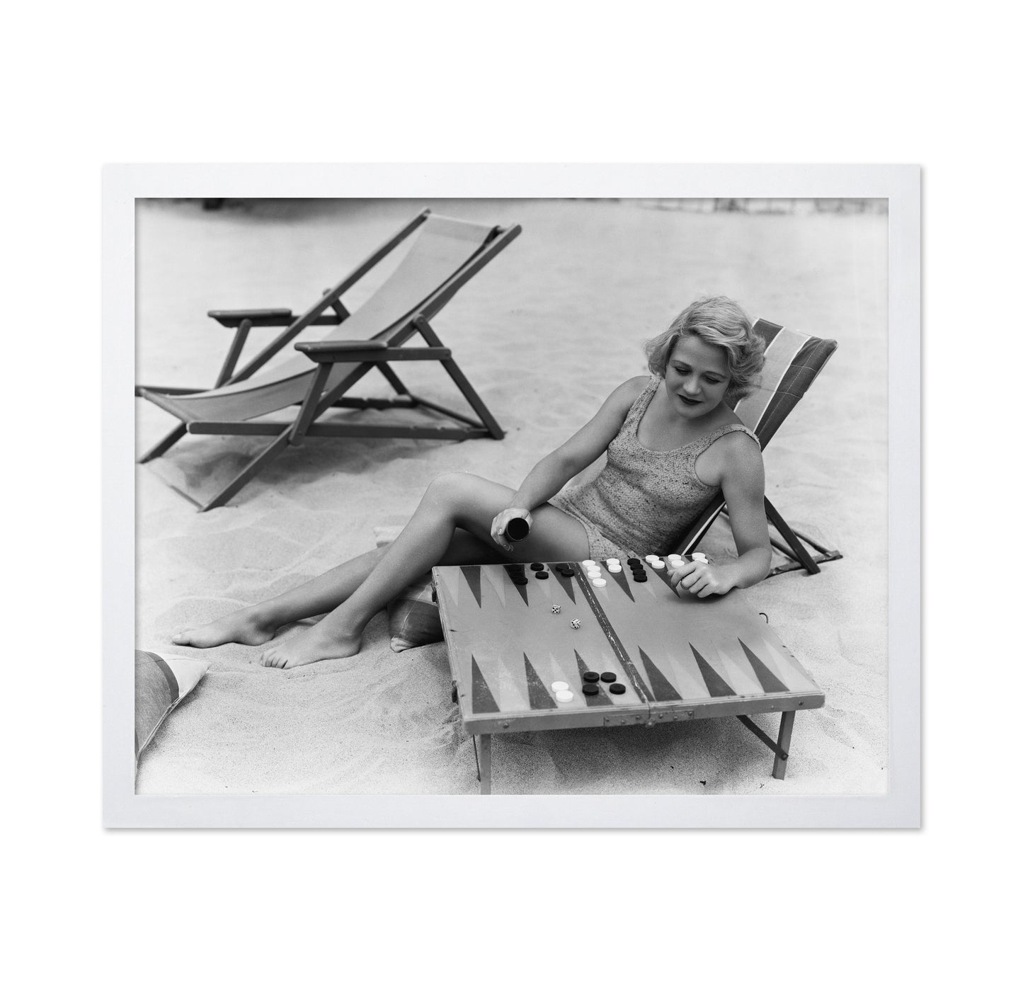 Beach Backgammon 1930s